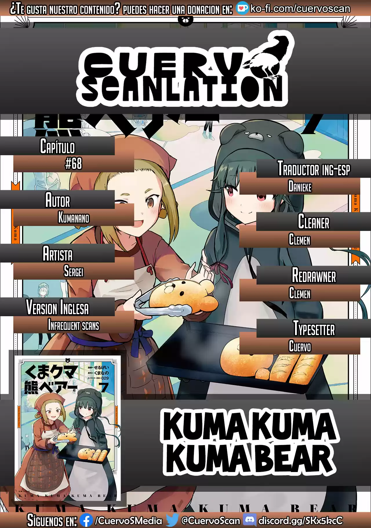 Kuma Kuma Kuma Bear (Manga) - Capítulo 68 - Página 1 - LectorTMOo