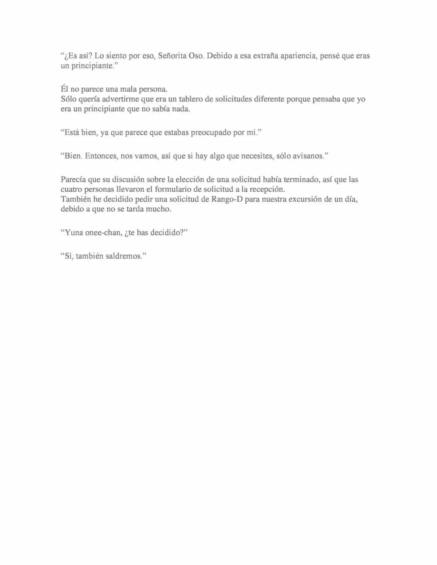 Kuma Kuma Kuma Bear (Novela) - Capítulo 19 - Página 5 - LectorTMOo
