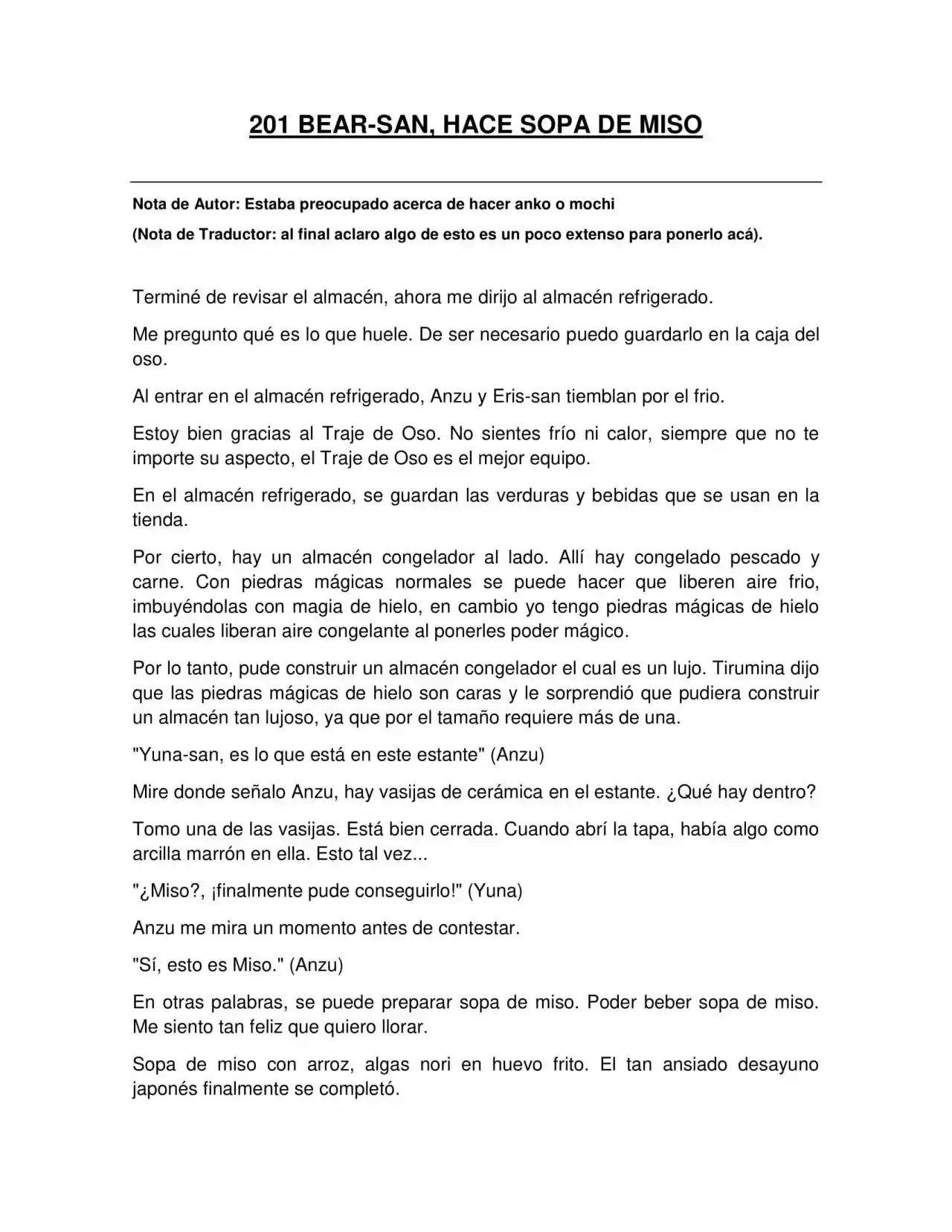 Kuma Kuma Kuma Bear (Novela) - Capítulo 201 - Página 1 - LectorTMOo