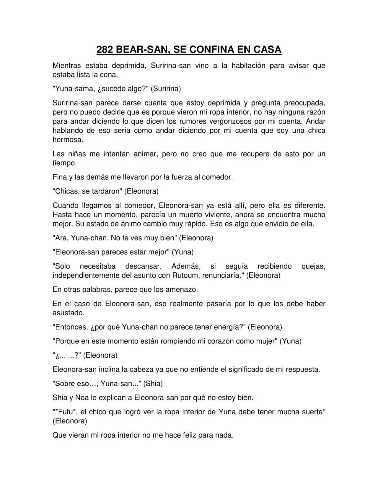 Kuma Kuma Kuma Bear (Novela) - Capítulo 282 - Página 1 - LectorTMOo