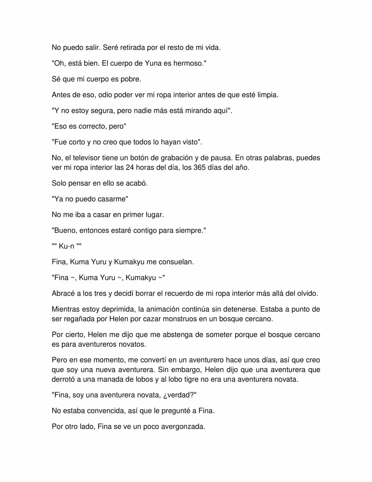 Kuma Kuma Kuma Bear (Novela) - Capítulo 306.80 - Página 2 - LectorTMOo