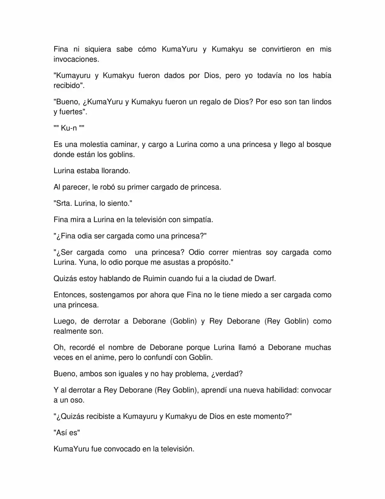 Kuma Kuma Kuma Bear (Novela) - Capítulo 306.80 - Página 4 - LectorTMOo