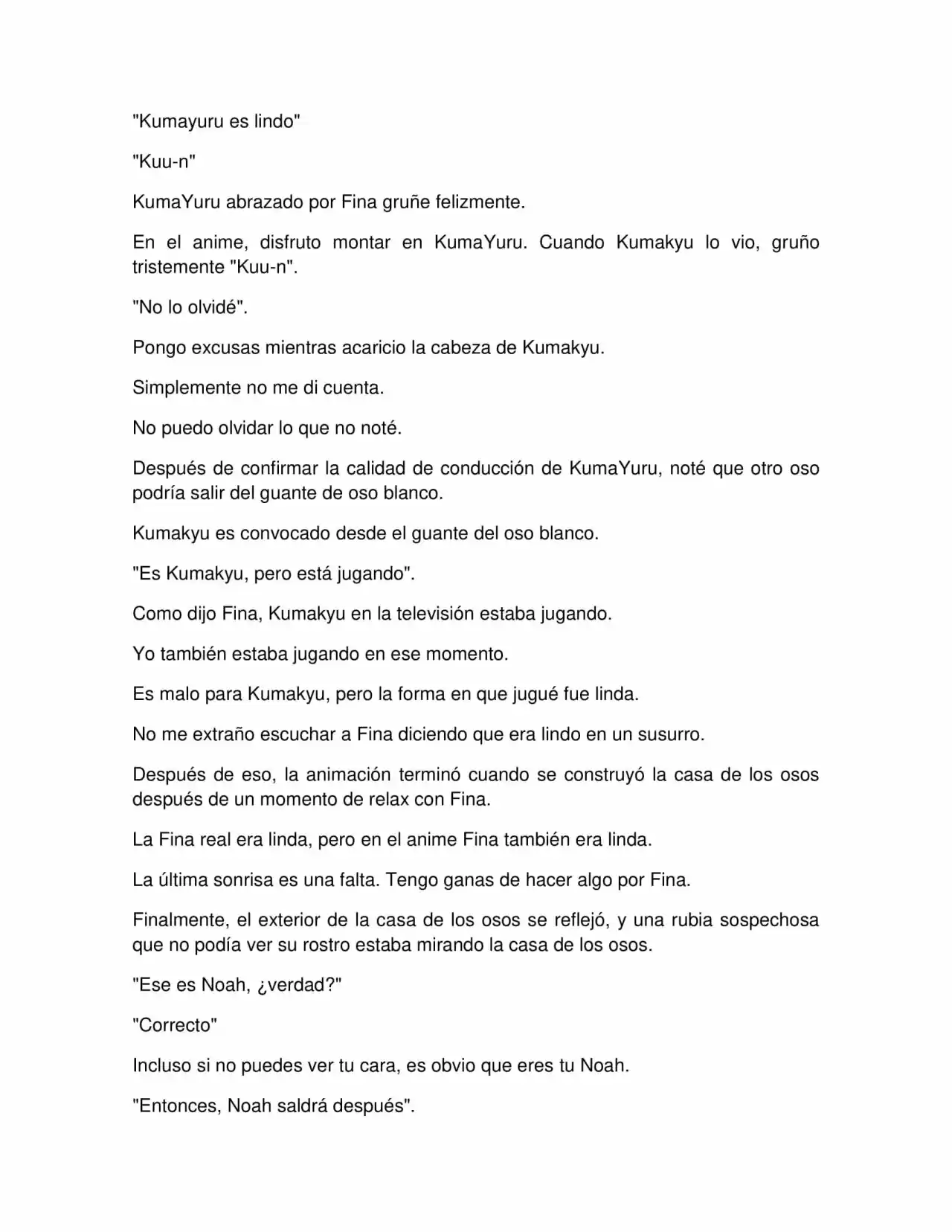 Kuma Kuma Kuma Bear (Novela) - Capítulo 306.80 - Página 5 - LectorTMOo