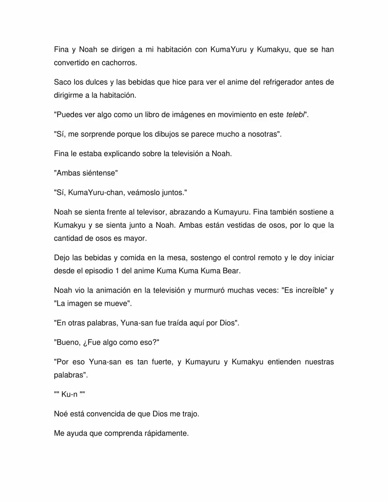 Kuma Kuma Kuma Bear (Novela) - Capítulo 306.90 - Página 3 - LectorTMOo