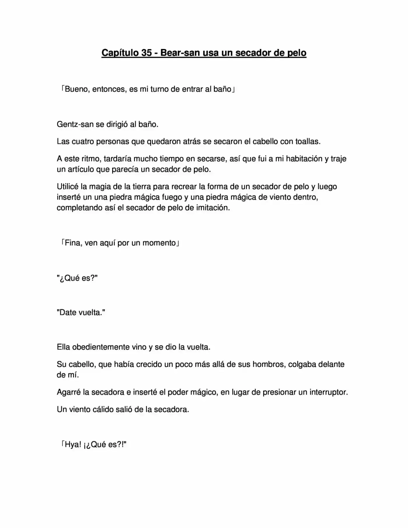 Kuma Kuma Kuma Bear (Novela) - Capítulo 35 - Página 1 - LectorTMOo