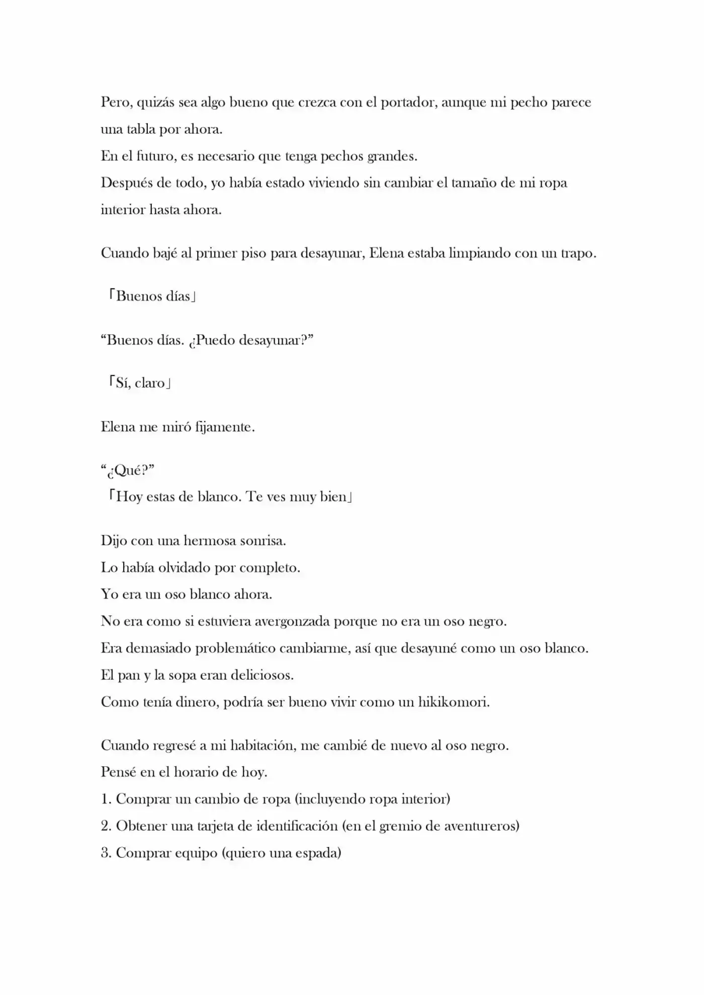 Kuma Kuma Kuma Bear (Novela) - Capítulo 4 - Página 6 - LectorTMOo