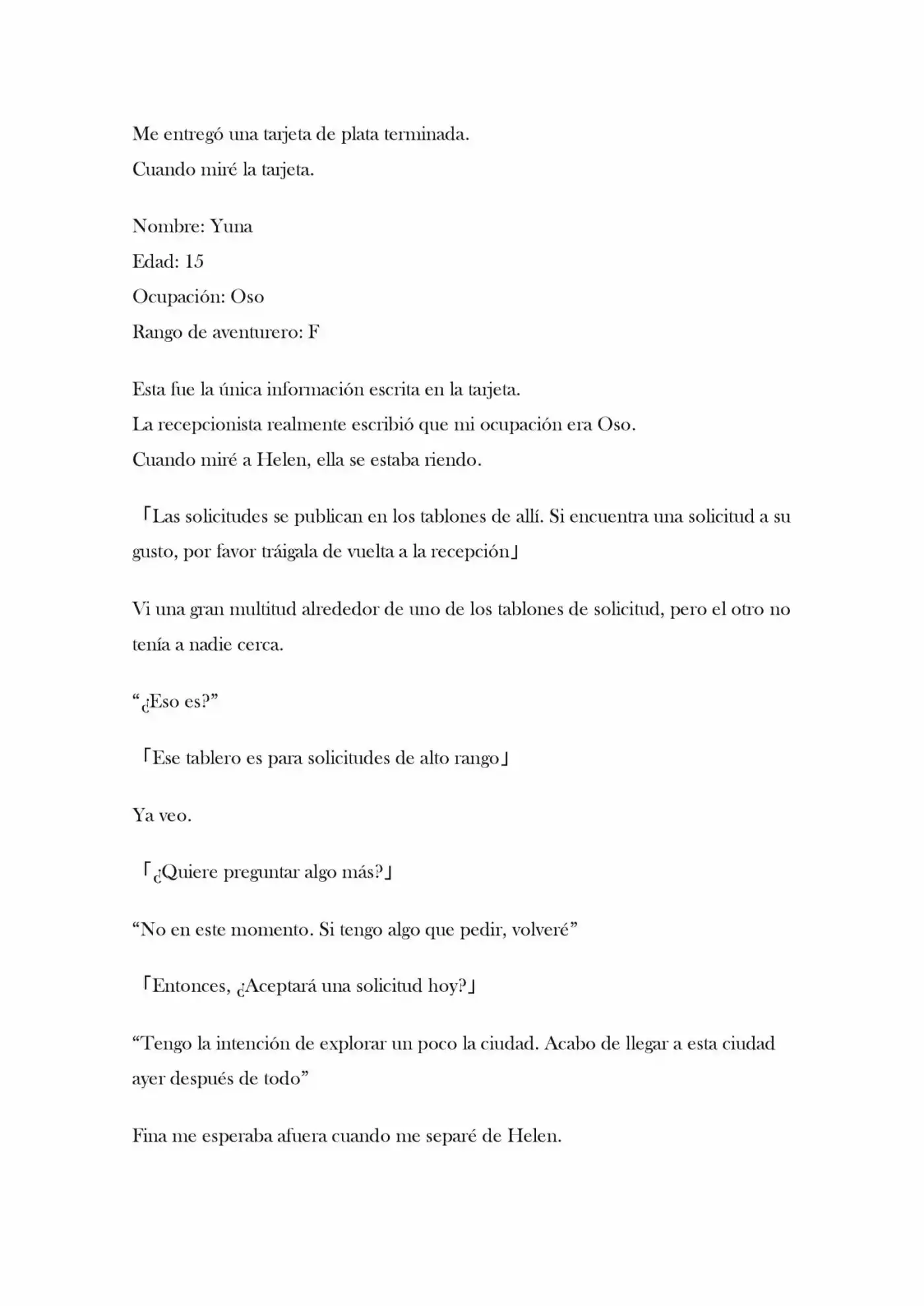 Kuma Kuma Kuma Bear (Novela) - Capítulo 6 - Página 6 - LectorTMOo