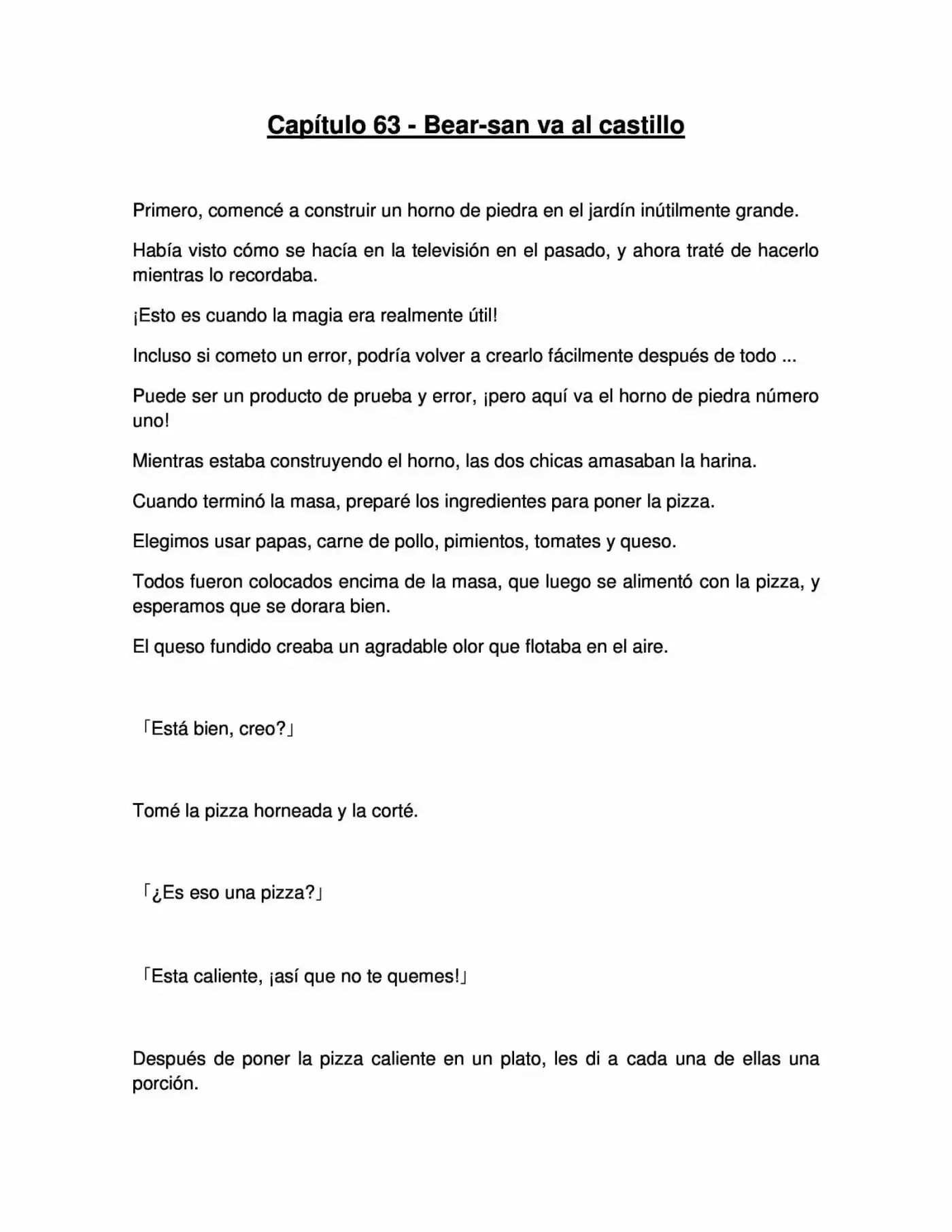 Kuma Kuma Kuma Bear (Novela) - Capítulo 63 - Página 1 - LectorTMOo