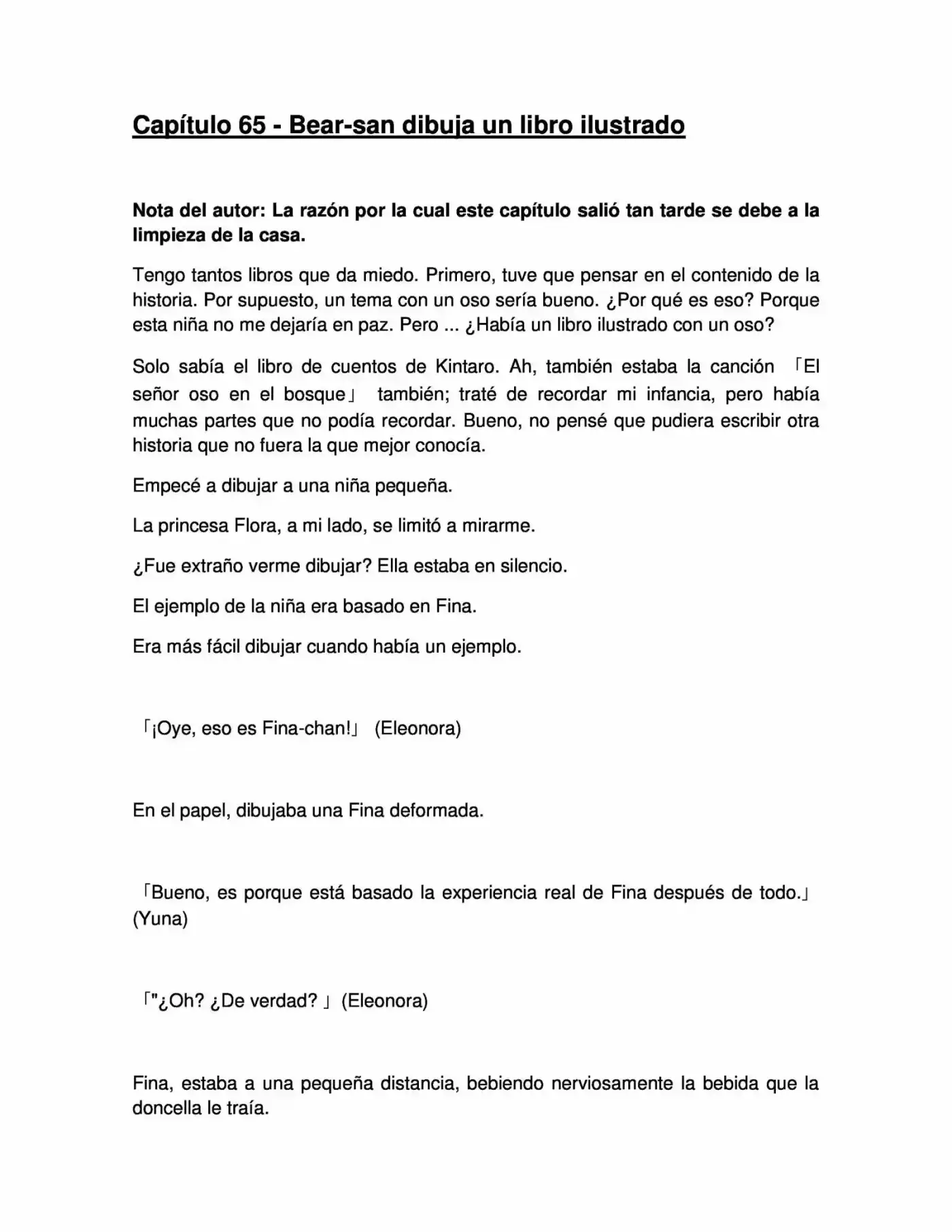 Kuma Kuma Kuma Bear (Novela) - Capítulo 65 - Página 1 - LectorTMOo