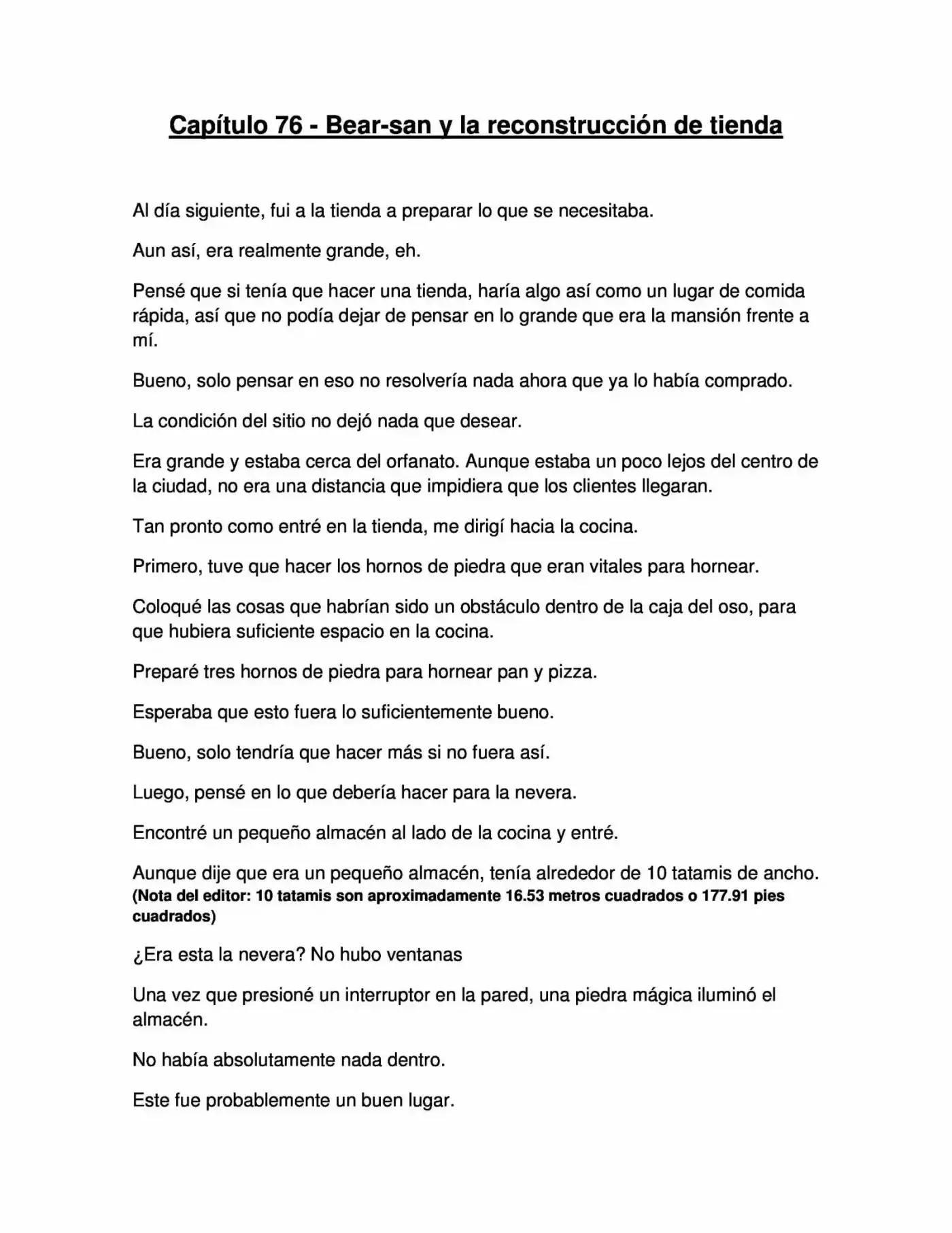 Kuma Kuma Kuma Bear (Novela) - Capítulo 76 - Página 1 - LectorTMOo