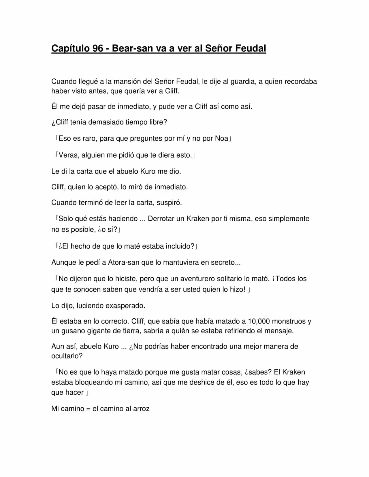 Kuma Kuma Kuma Bear (Novela) - Capítulo 96 - Página 1 - LectorTMOo