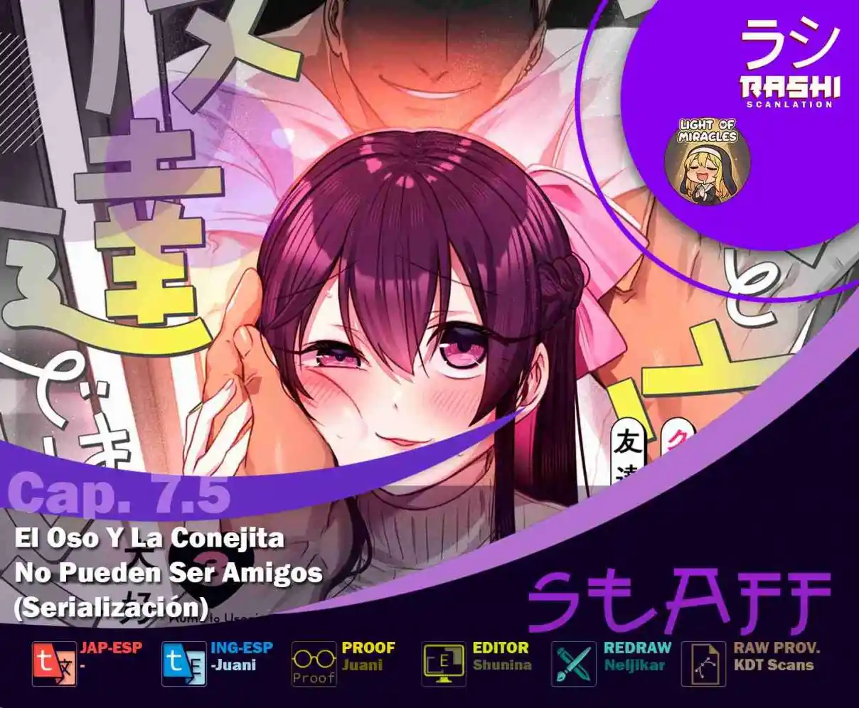 Kuma To Usagi Wa Tomodachi De Wa Irarenai (serialización) - Capítulo 7.5 - Página 1 - LectorTMOo