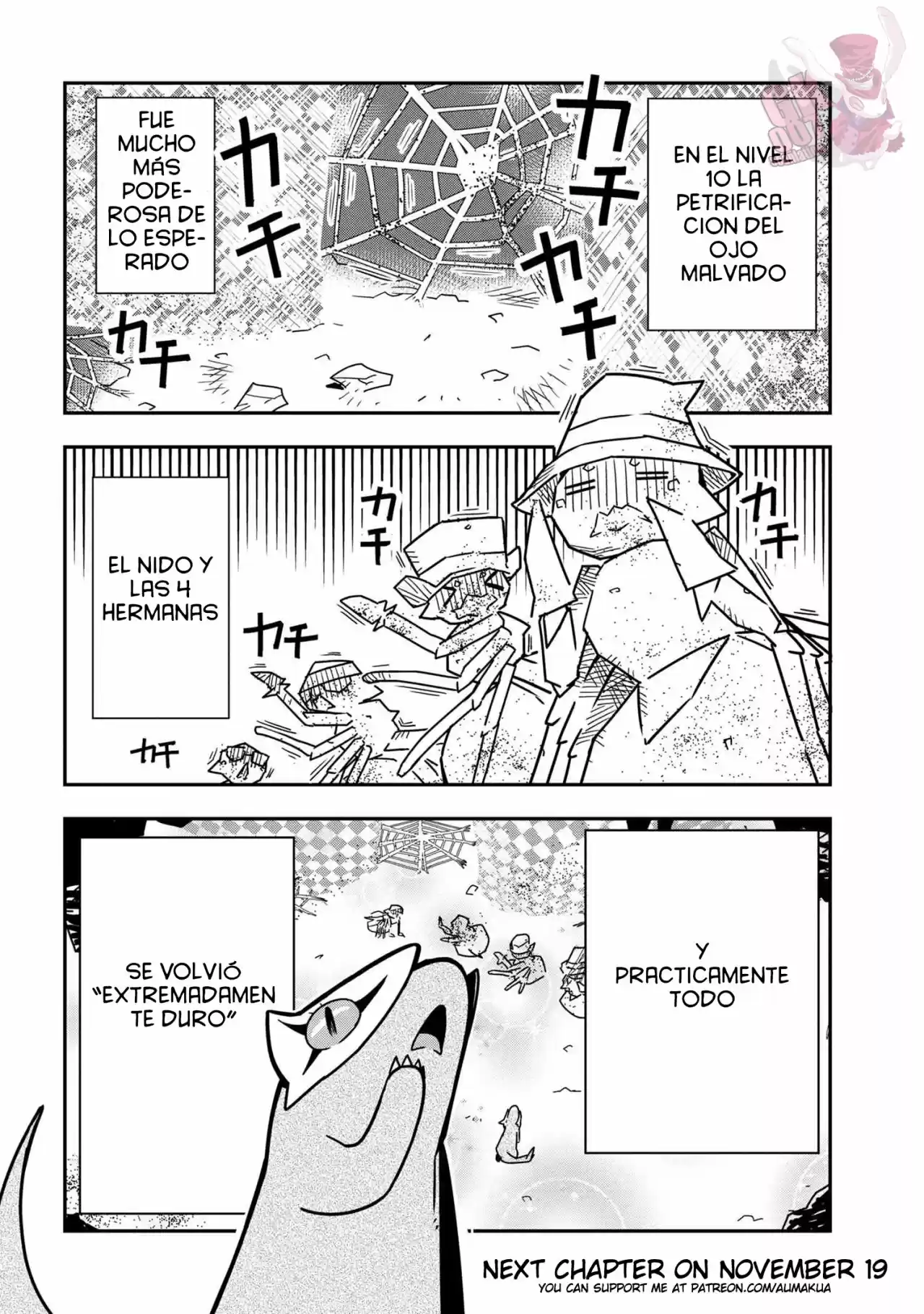 Kumo Desu Ga, Nani Ka? Daily Life Of The Four Spider Sisters - Capítulo 54 - Página 8 - LectorTMOo