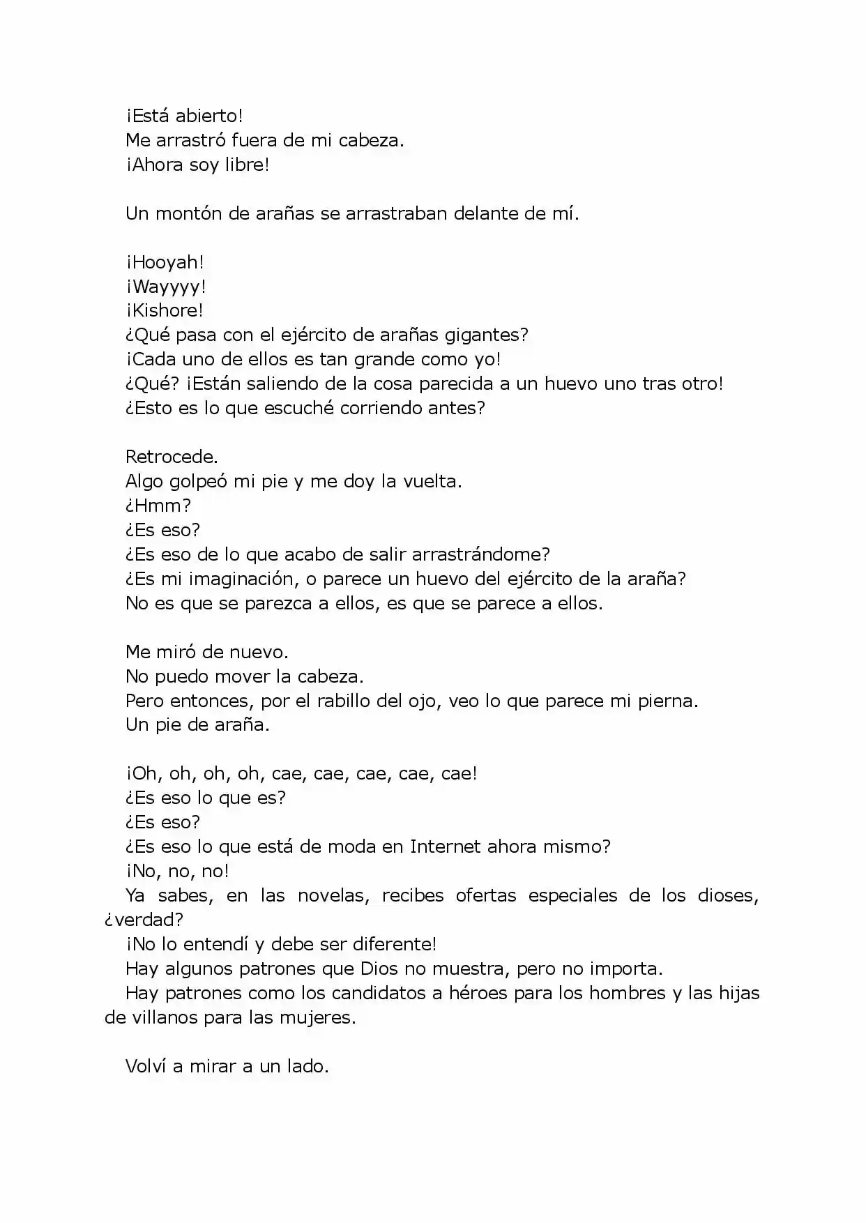 Kumo Desu Ga, Nani Ka? (WEB NOVEL) (Novela) - Capítulo 1 - Página 4 - LectorTMOo