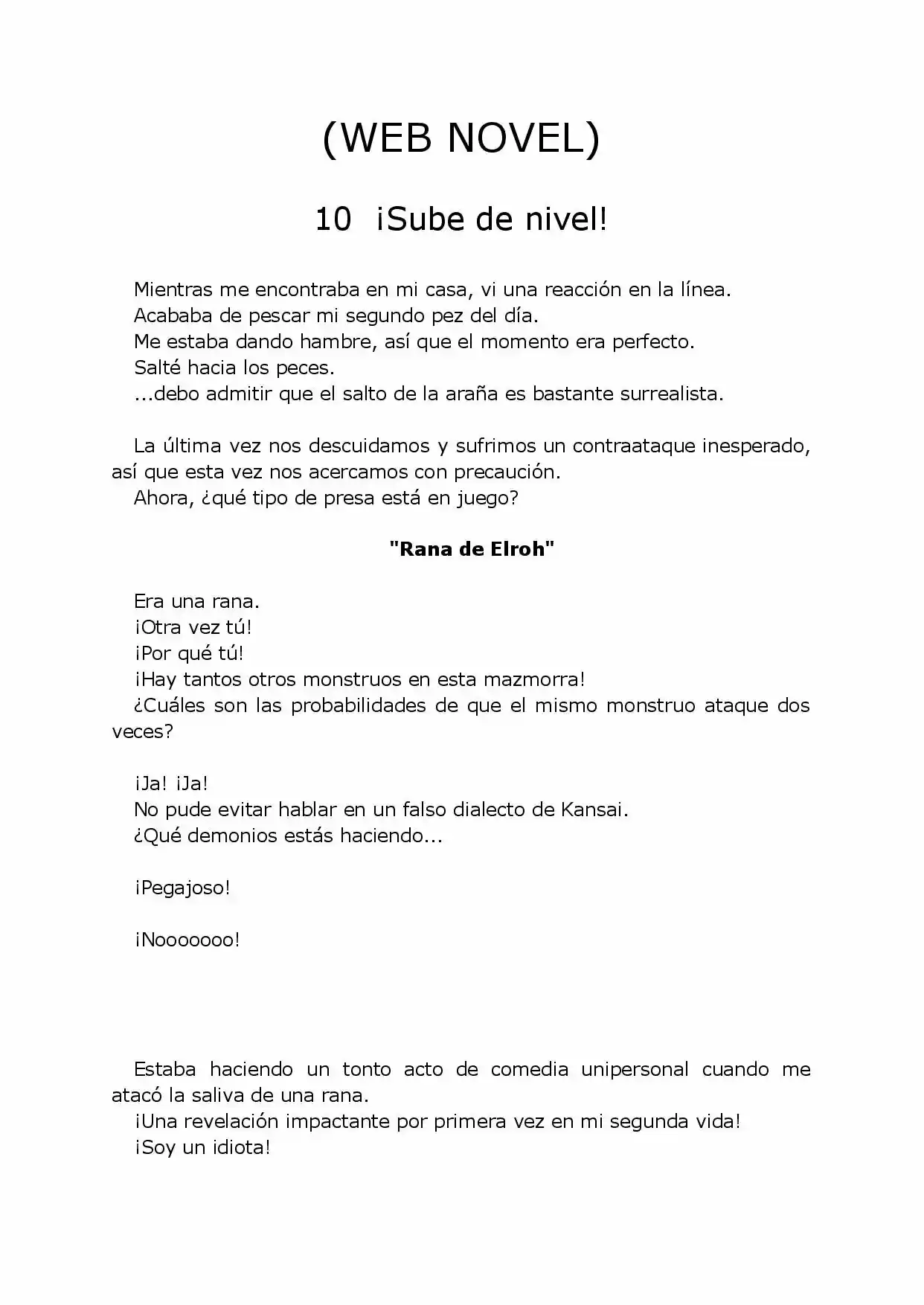 Kumo Desu Ga, Nani Ka? (WEB NOVEL) (Novela) - Capítulo 10 - Página 1 - LectorTMOo