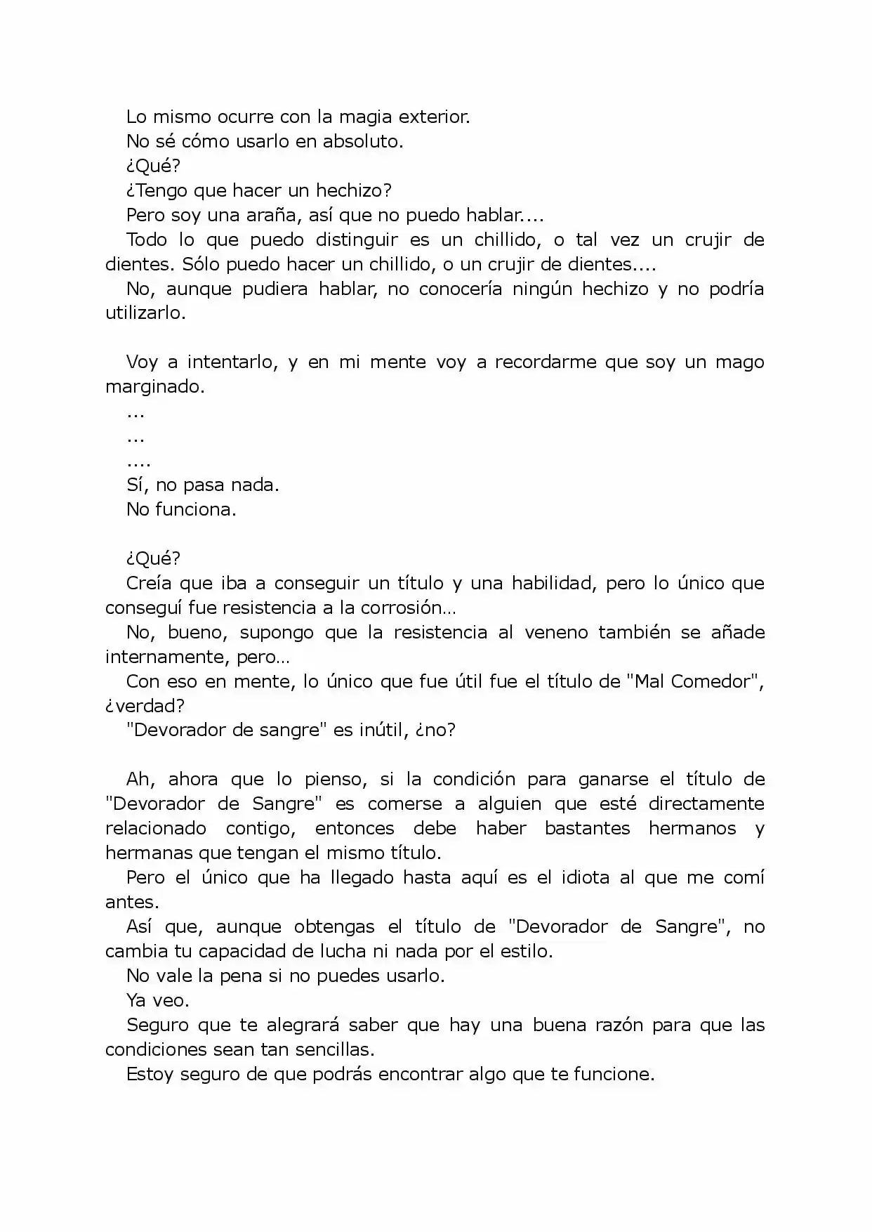 Kumo Desu Ga, Nani Ka? (WEB NOVEL) (Novela) - Capítulo 13 - Página 4 - LectorTMOo