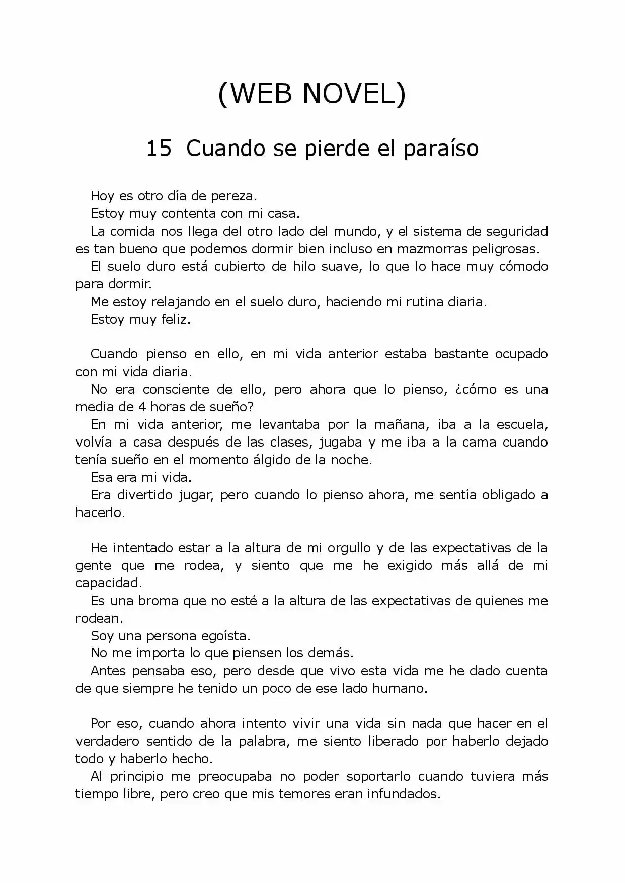 Kumo Desu Ga, Nani Ka? (WEB NOVEL) (Novela) - Capítulo 15 - Página 1 - LectorTMOo