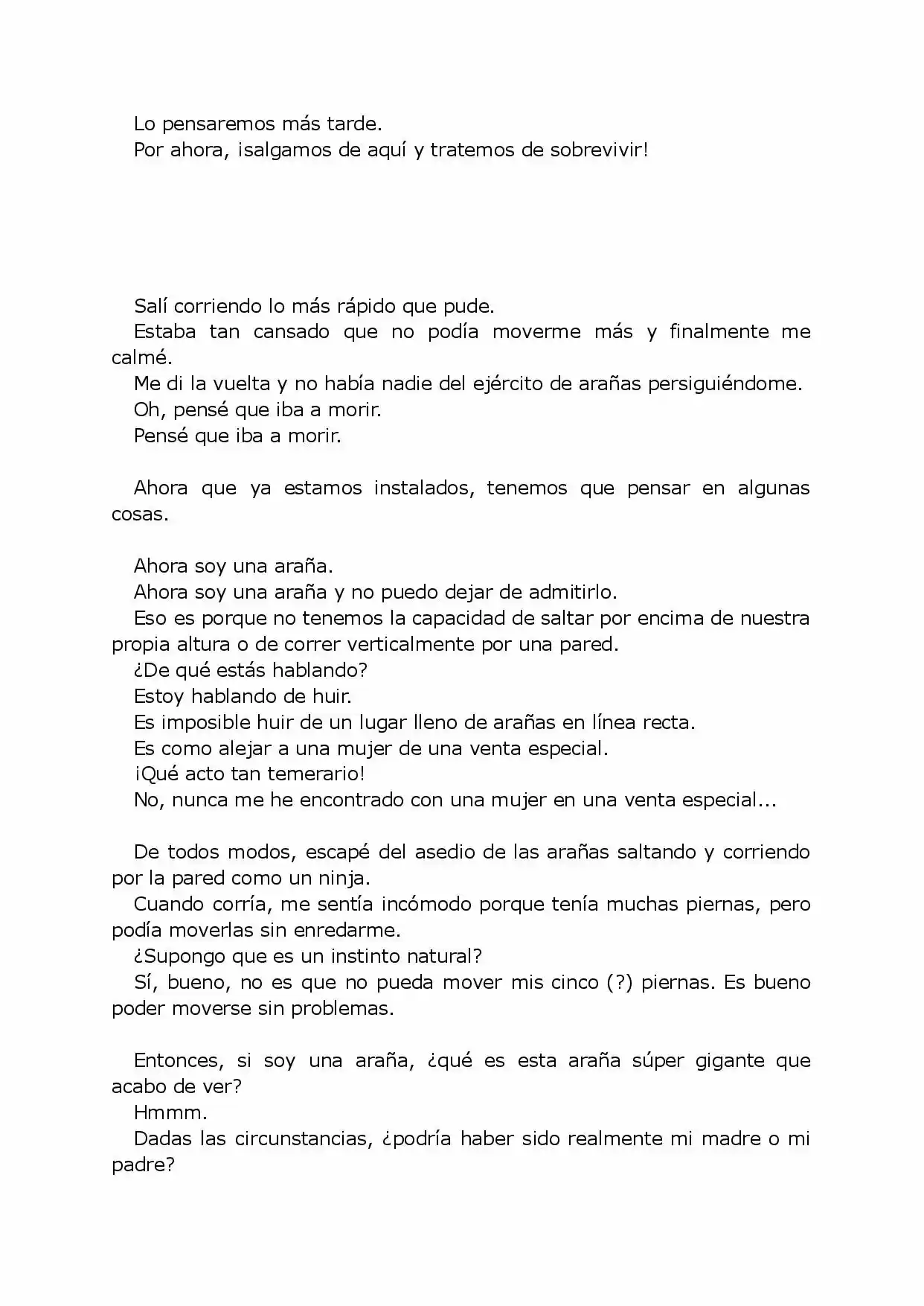 Kumo Desu Ga, Nani Ka? (WEB NOVEL) (Novela) - Capítulo 2 - Página 3 - LectorTMOo