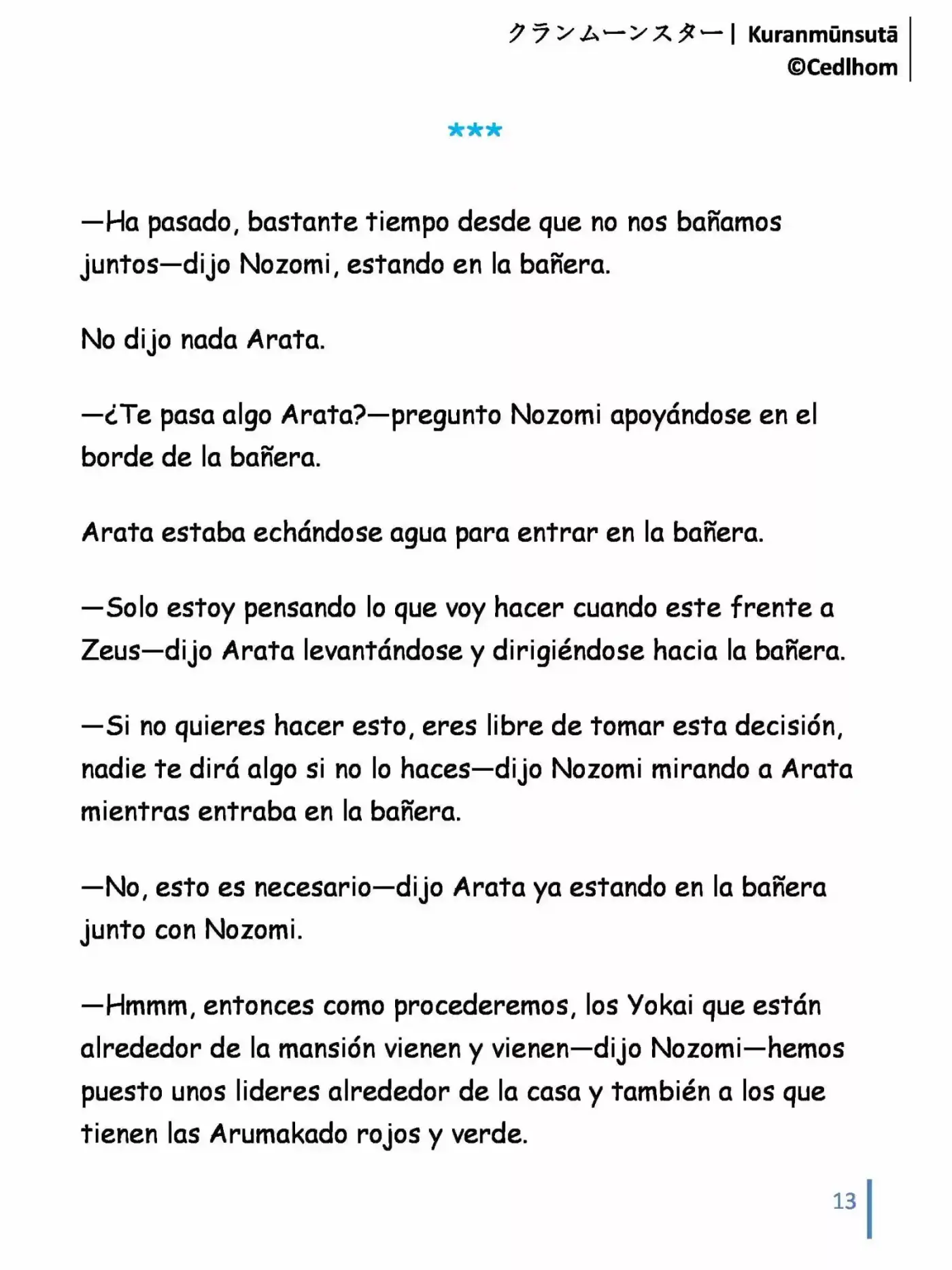 Kuranmūnsutā (Novela) - Capítulo 10 - Página 13 - LectorTMOo