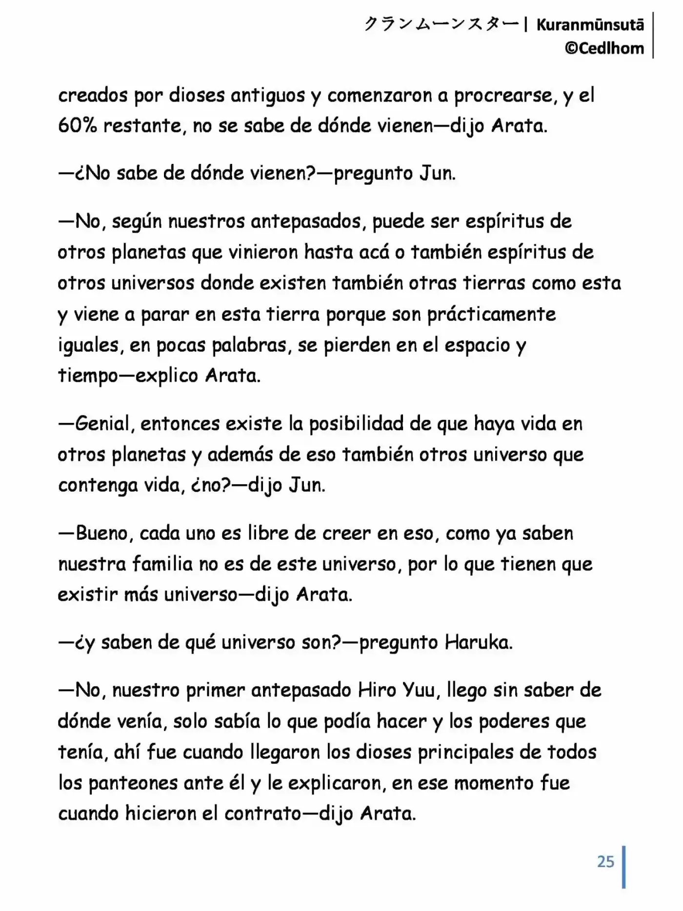 Kuranmūnsutā (Novela) - Capítulo 10 - Página 25 - LectorTMOo