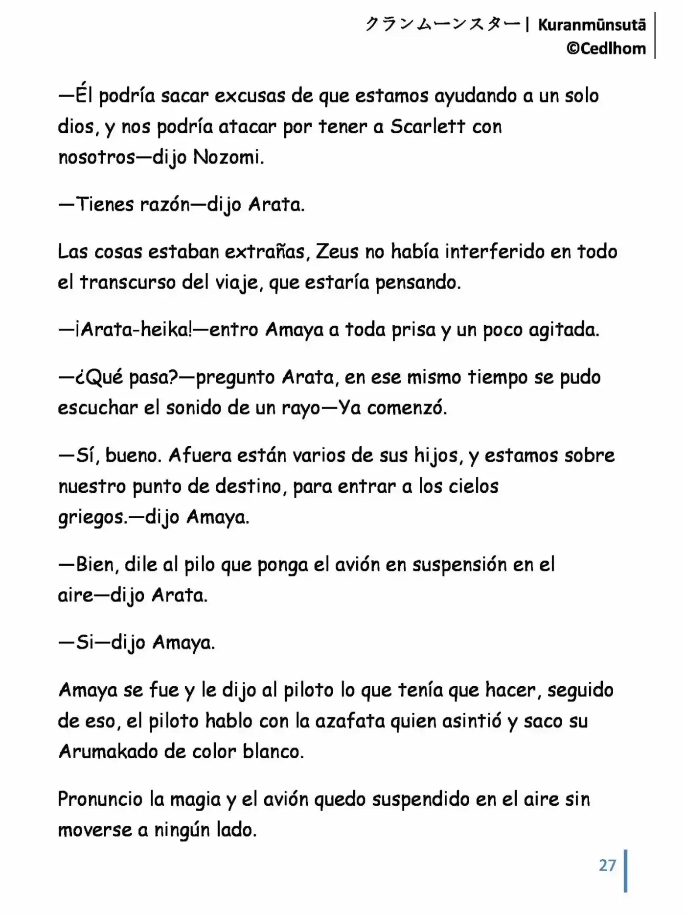Kuranmūnsutā (Novela) - Capítulo 10 - Página 27 - LectorTMOo