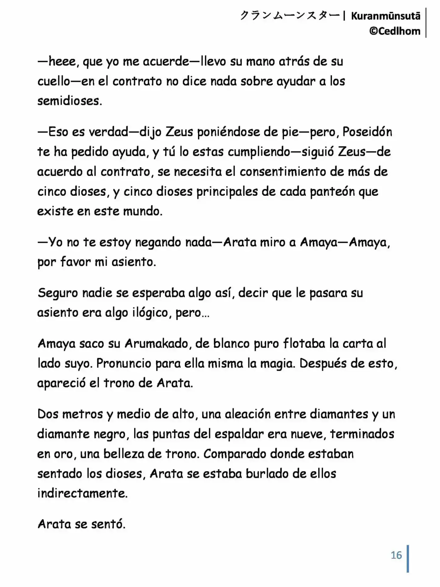 Kuranmūnsutā (Novela) - Capítulo 11 - Página 16 - LectorTMOo