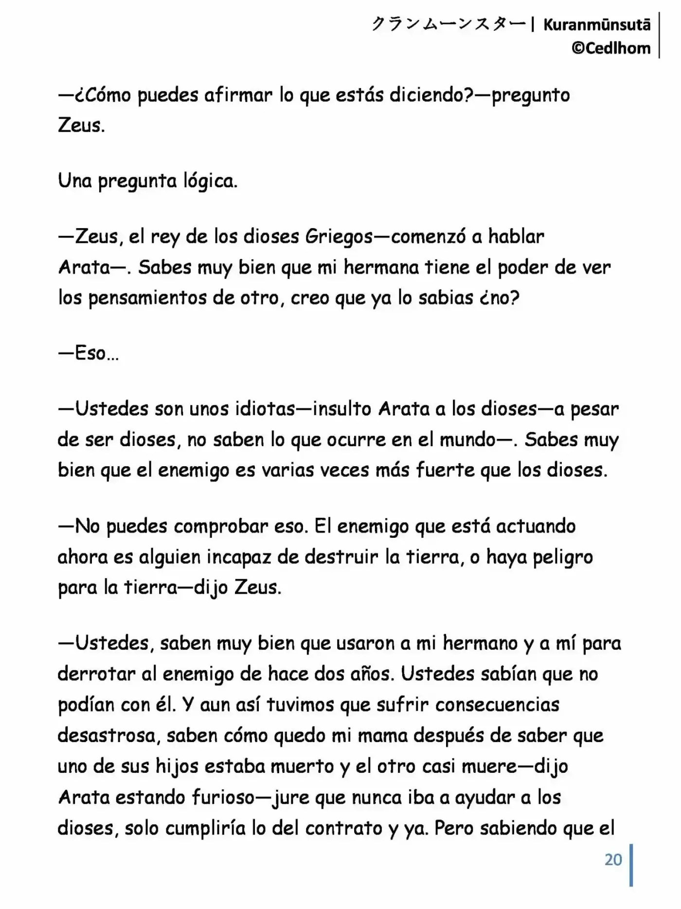 Kuranmūnsutā (Novela) - Capítulo 11 - Página 20 - LectorTMOo