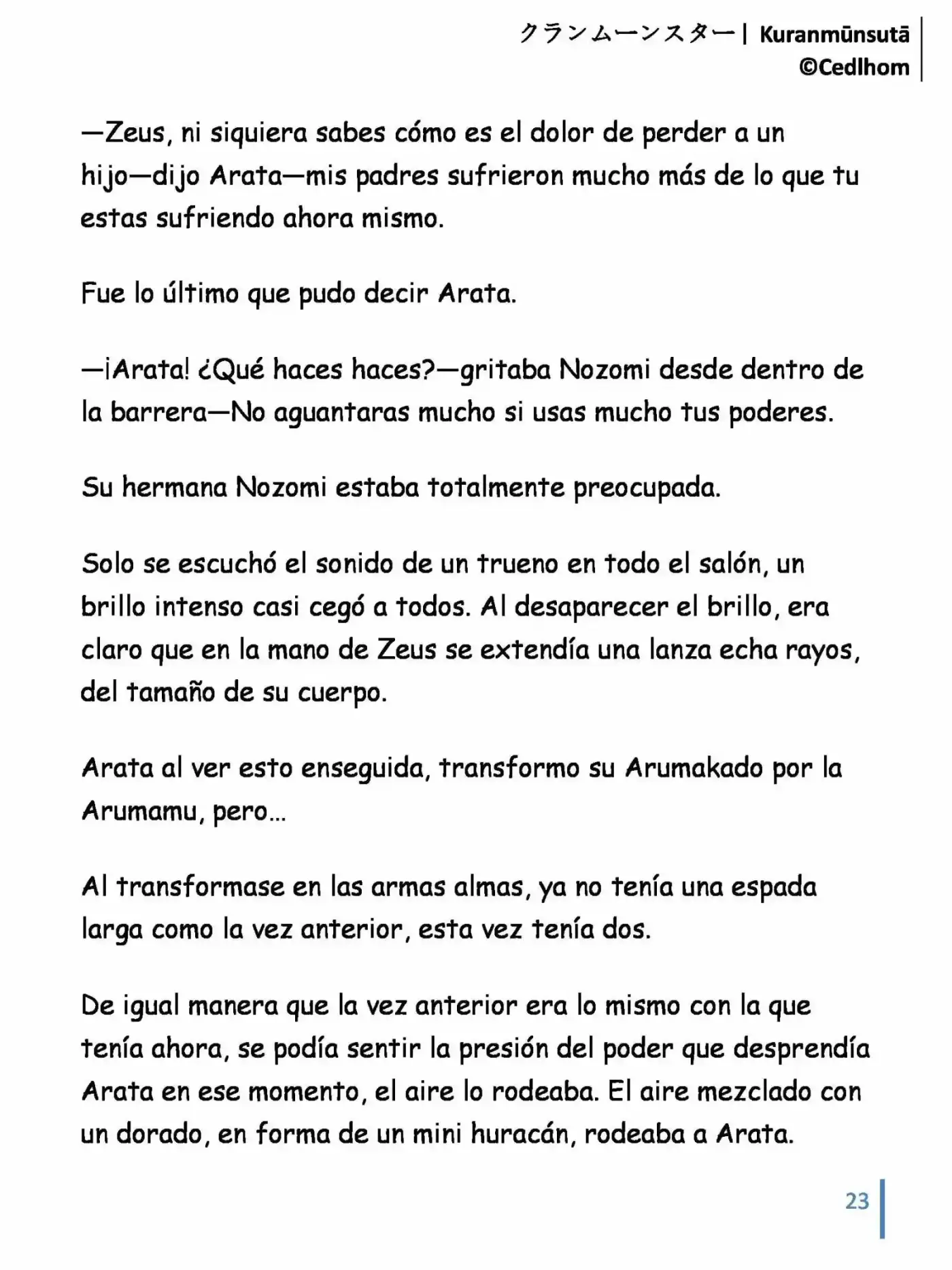 Kuranmūnsutā (Novela) - Capítulo 11 - Página 23 - LectorTMOo