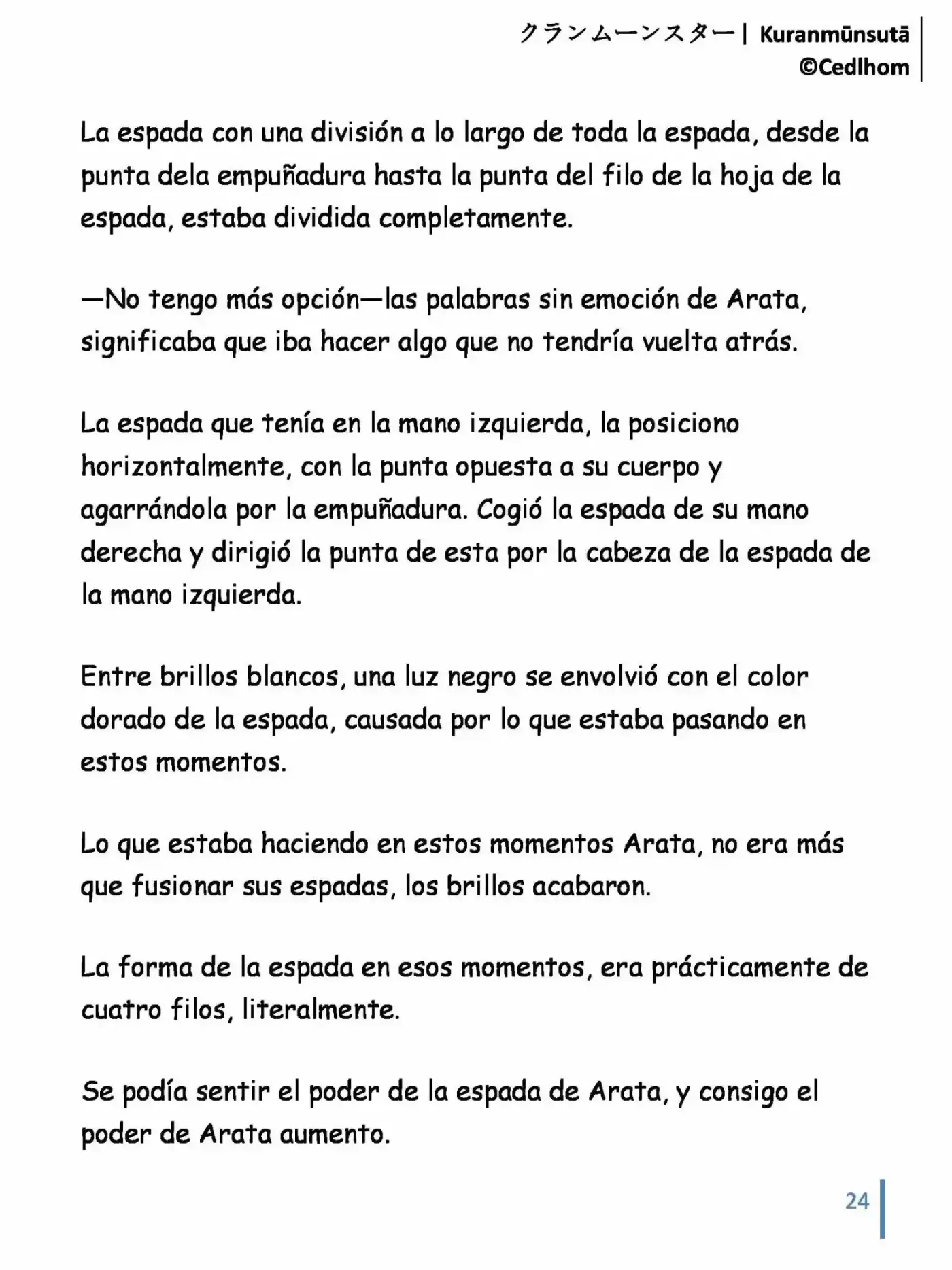 Kuranmūnsutā (Novela) - Capítulo 11 - Página 24 - LectorTMOo