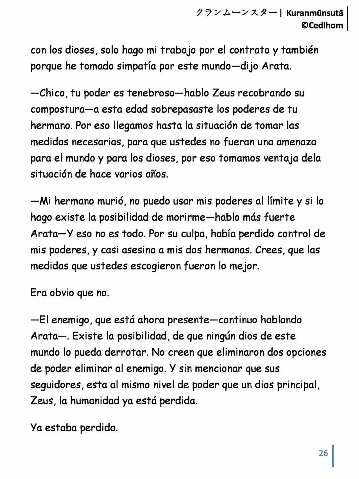 Kuranmūnsutā (Novela) - Capítulo 11 - Página 26 - LectorTMOo