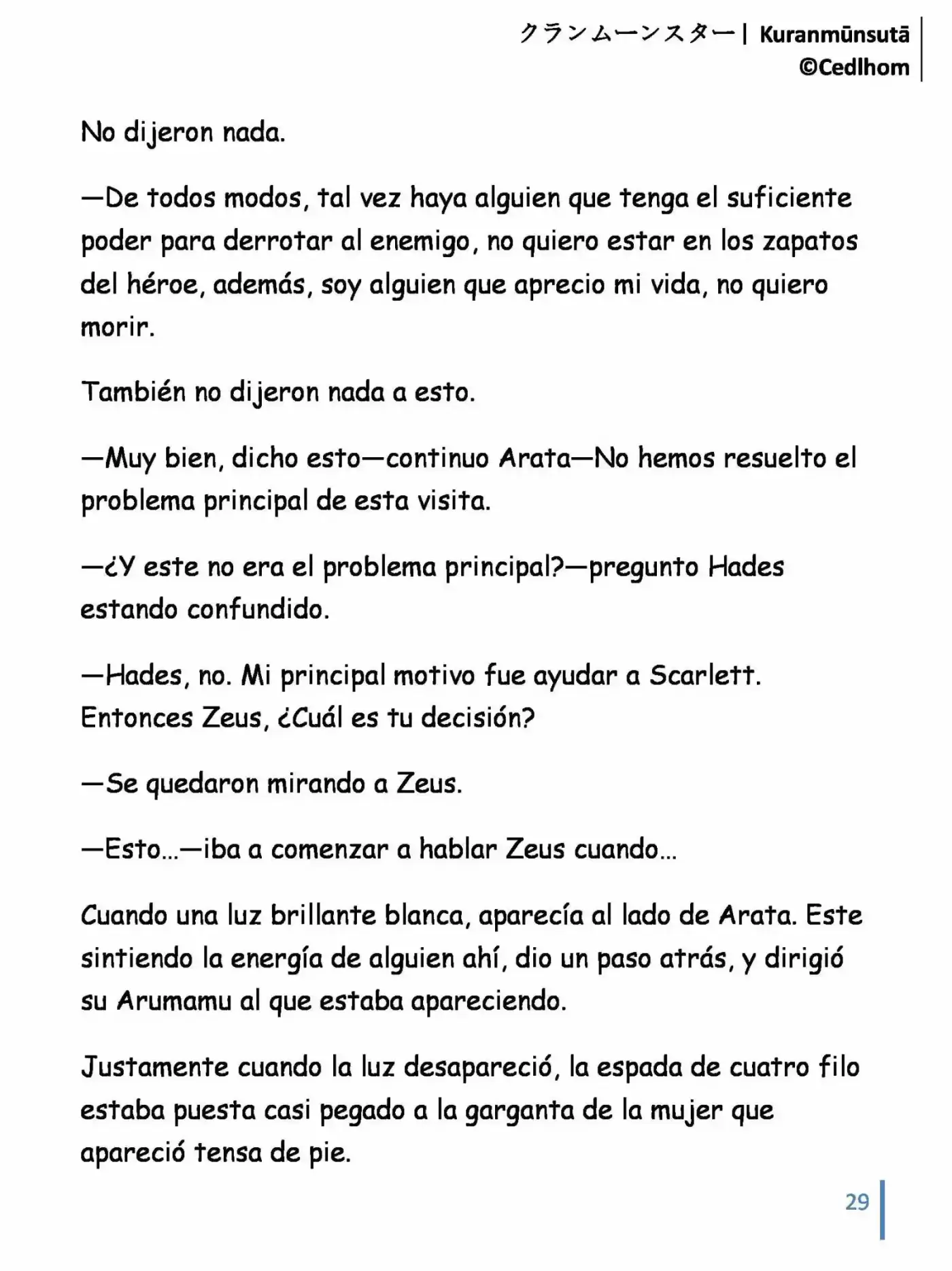 Kuranmūnsutā (Novela) - Capítulo 11 - Página 29 - LectorTMOo