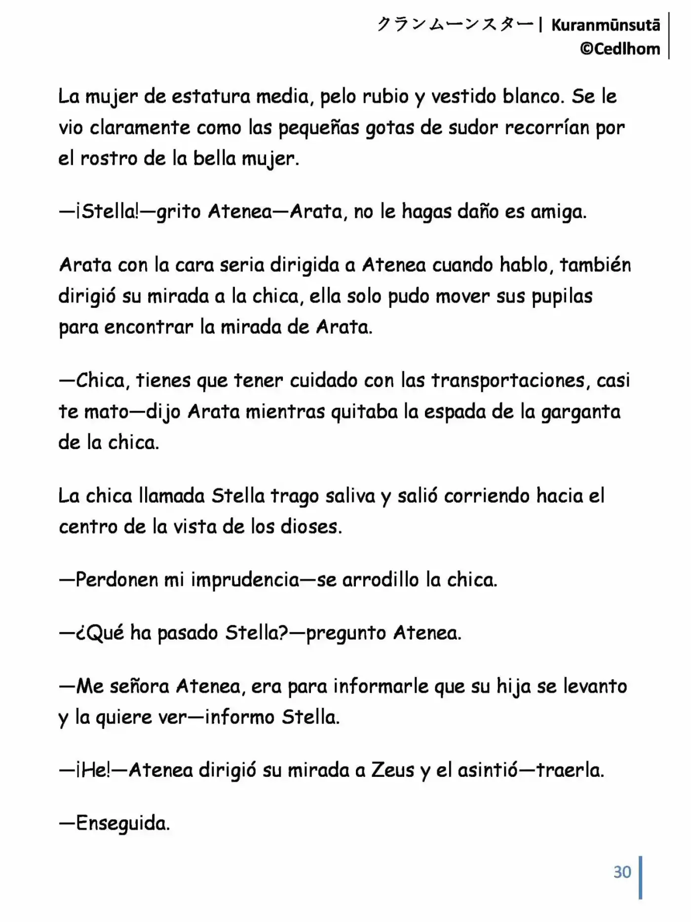 Kuranmūnsutā (Novela) - Capítulo 11 - Página 30 - LectorTMOo