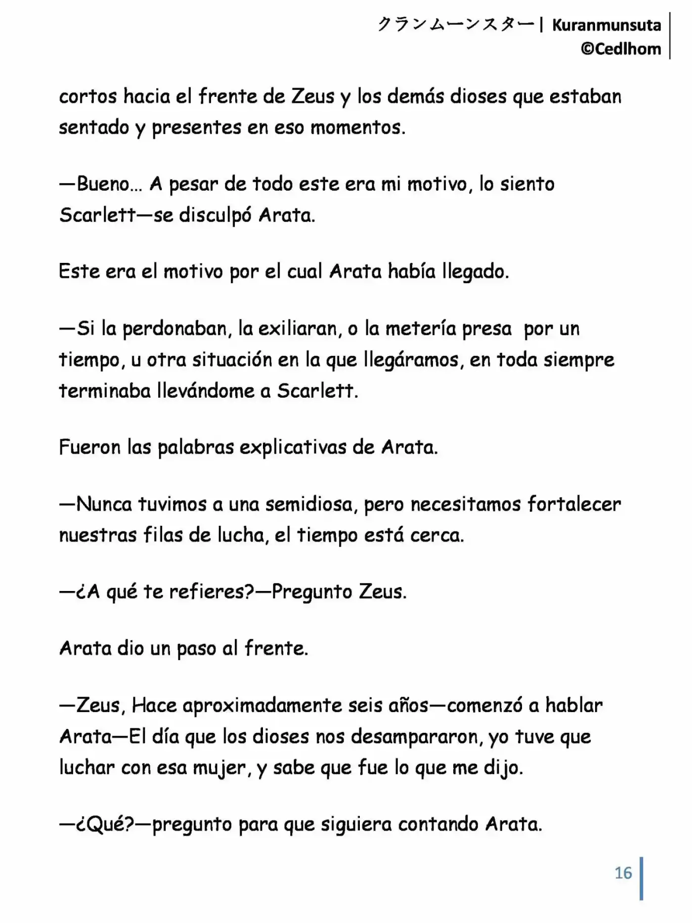 Kuranmūnsutā (Novela) - Capítulo 12 - Página 16 - LectorTMOo