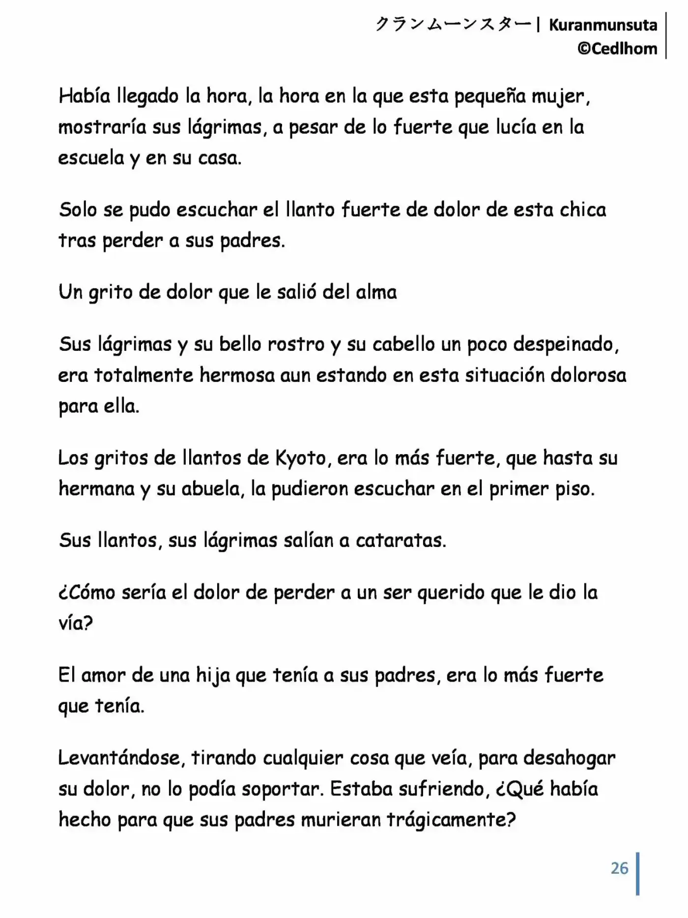 Kuranmūnsutā (Novela) - Capítulo 12 - Página 26 - LectorTMOo