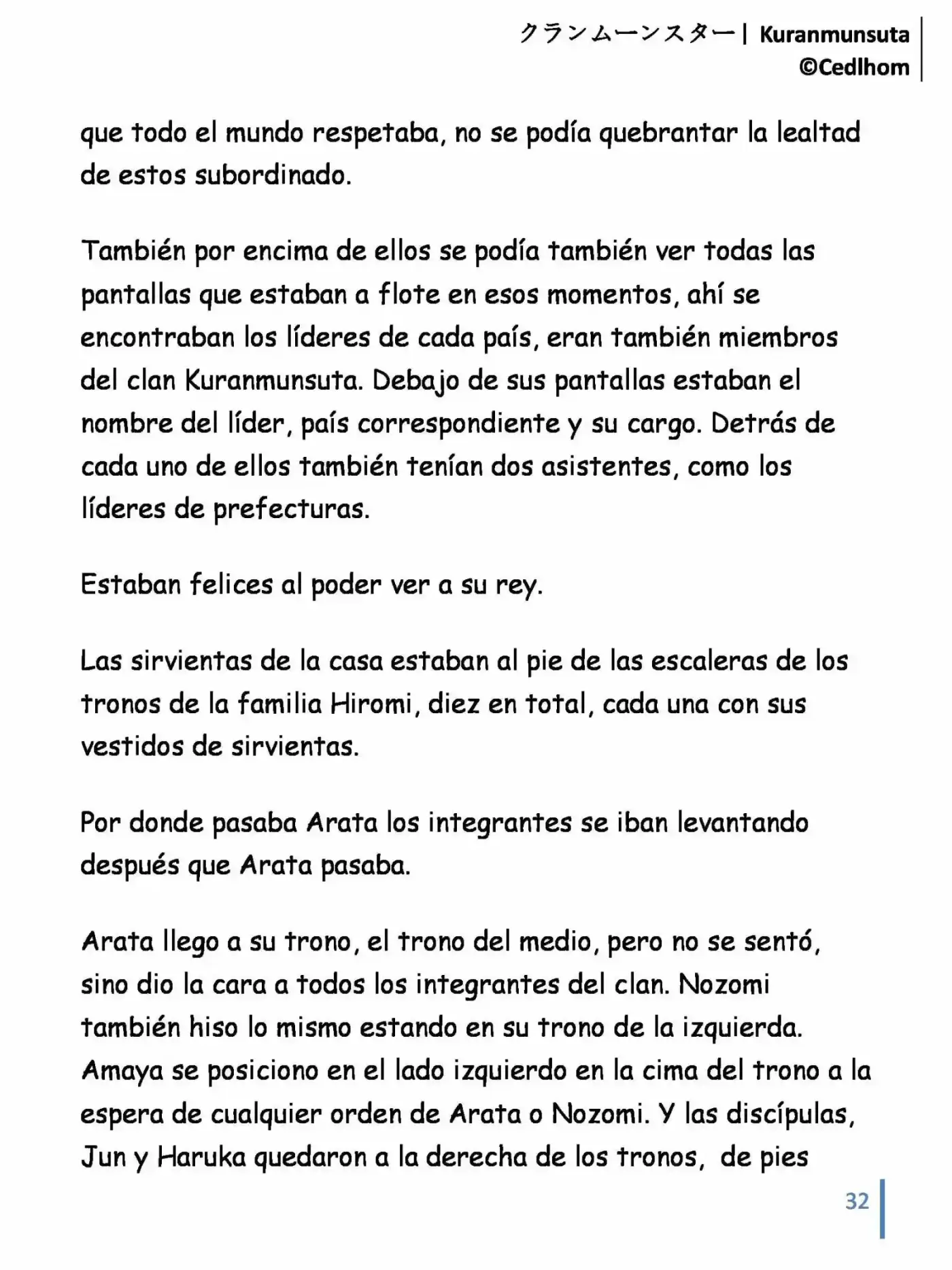 Kuranmūnsutā (Novela) - Capítulo 12 - Página 32 - LectorTMOo