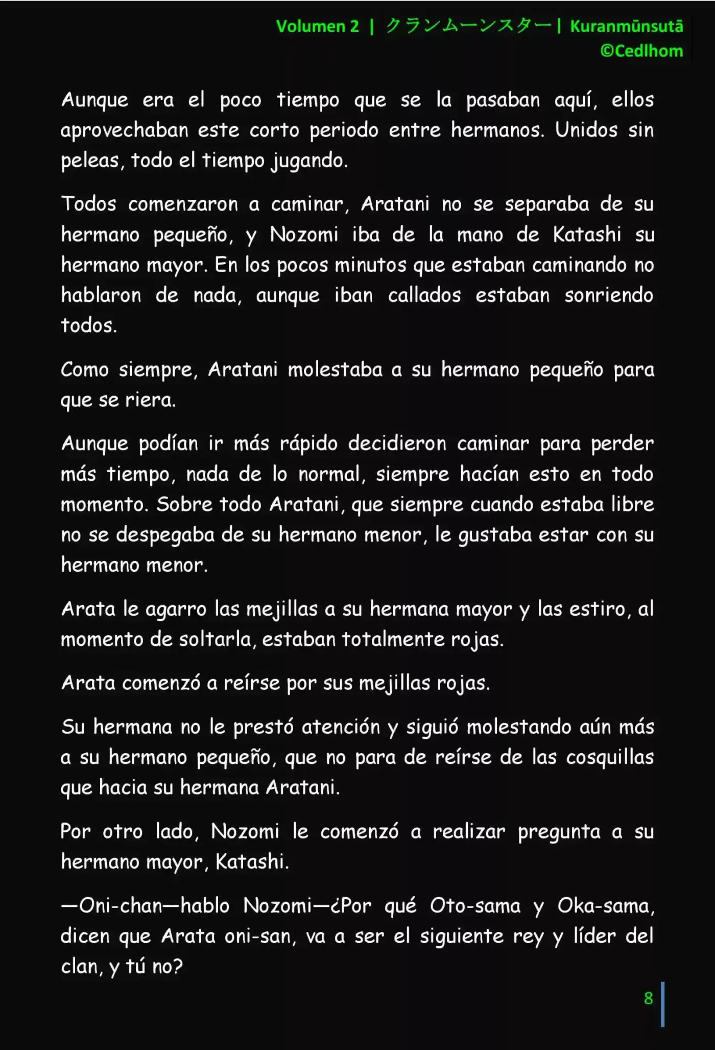 Kuranmūnsutā (Novela) - Capítulo 13 - Página 8 - LectorTMOo