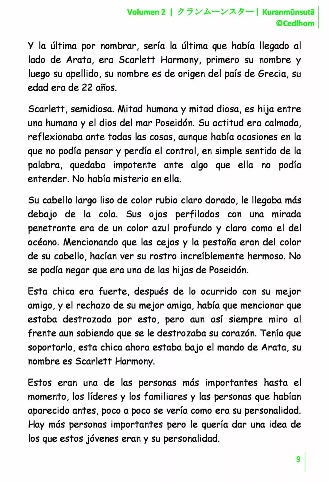 Kuranmūnsutā (Novela) - Capítulo 15 - Página 9 - LectorTMOo