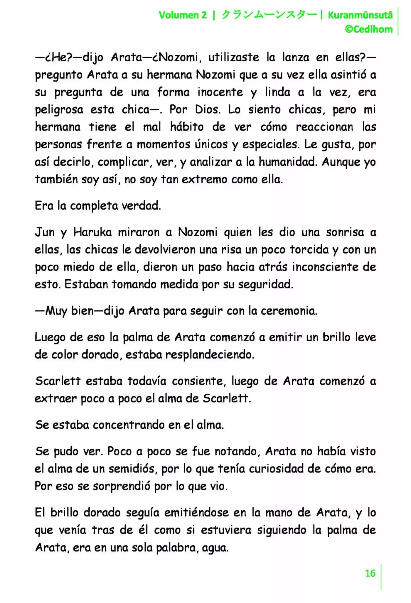 Kuranmūnsutā (Novela) - Capítulo 15 - Página 16 - LectorTMOo