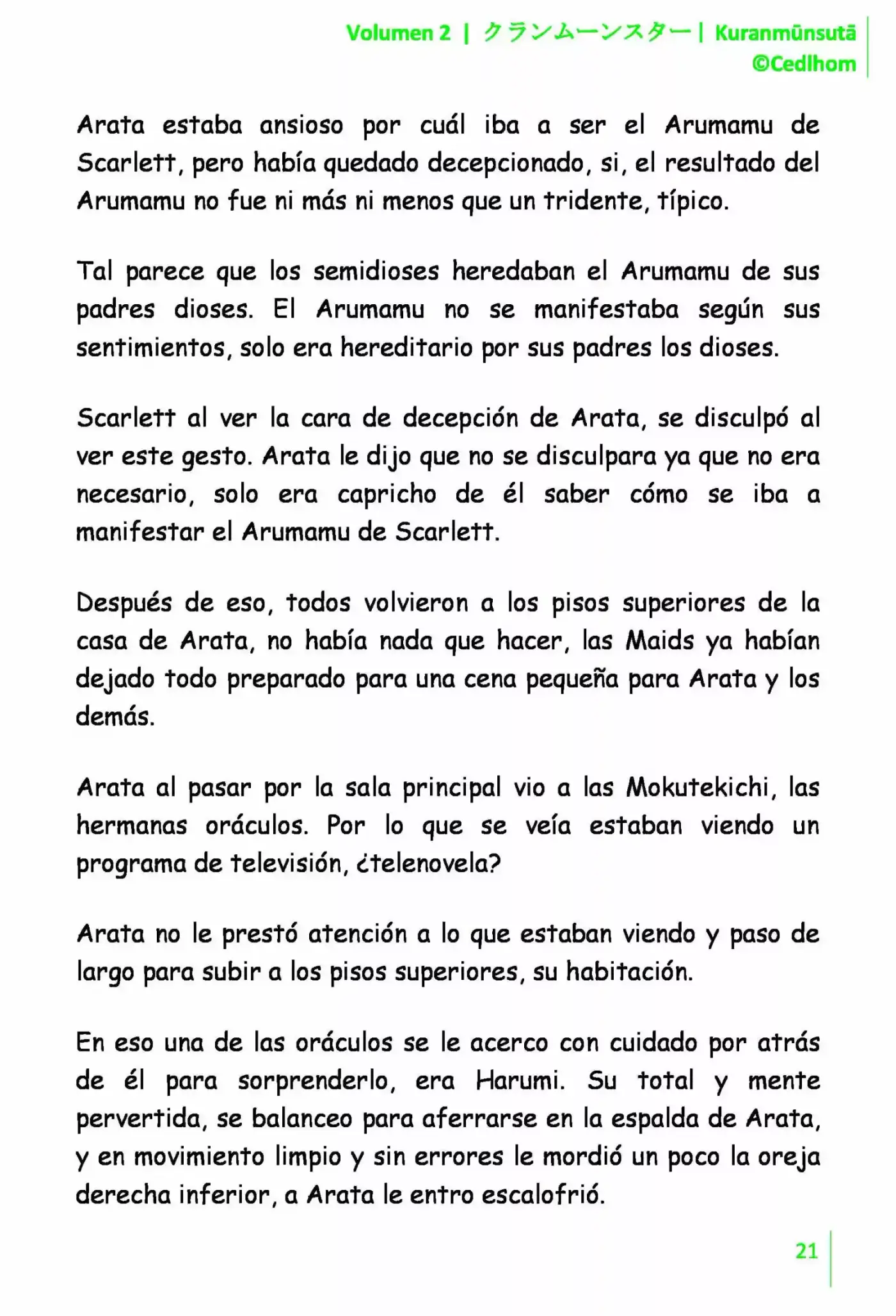 Kuranmūnsutā (Novela) - Capítulo 15 - Página 21 - LectorTMOo