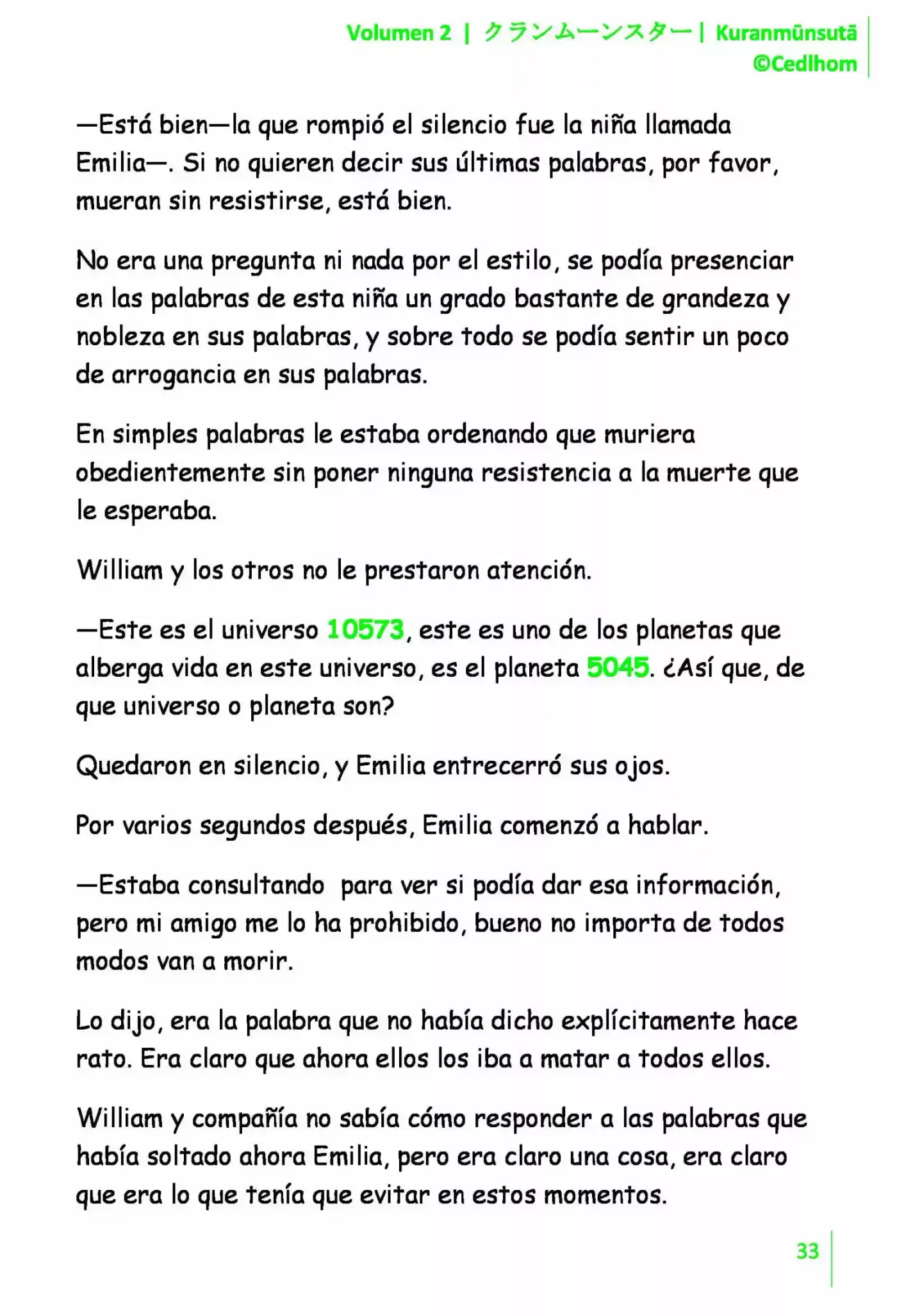 Kuranmūnsutā (Novela) - Capítulo 15 - Página 33 - LectorTMOo