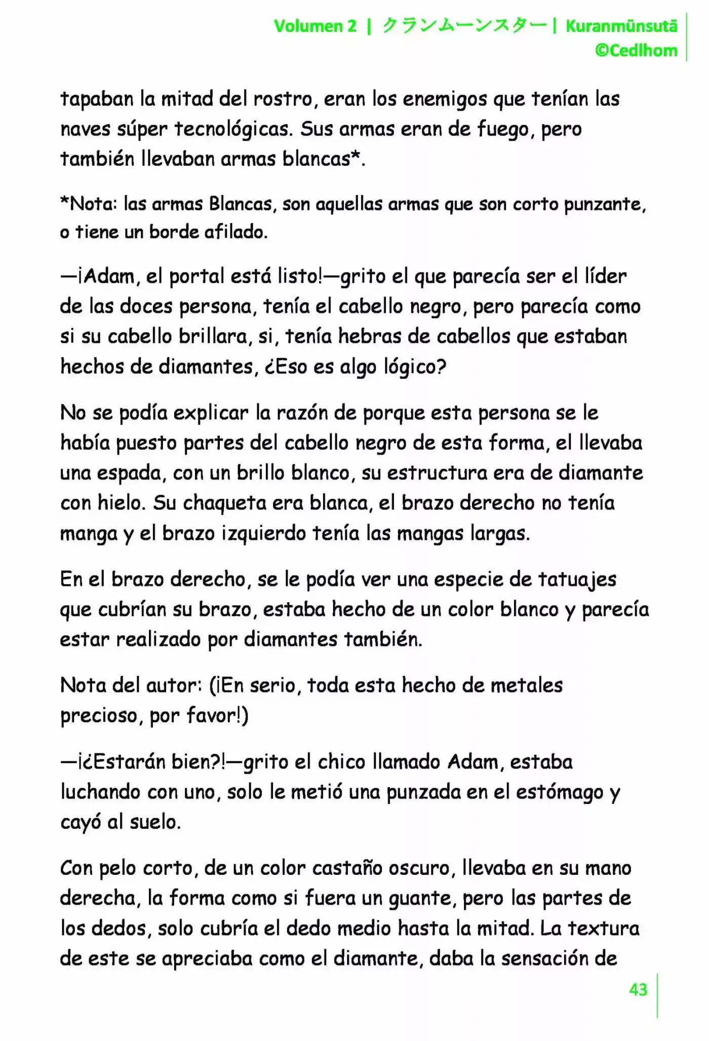 Kuranmūnsutā (Novela) - Capítulo 15 - Página 43 - LectorTMOo
