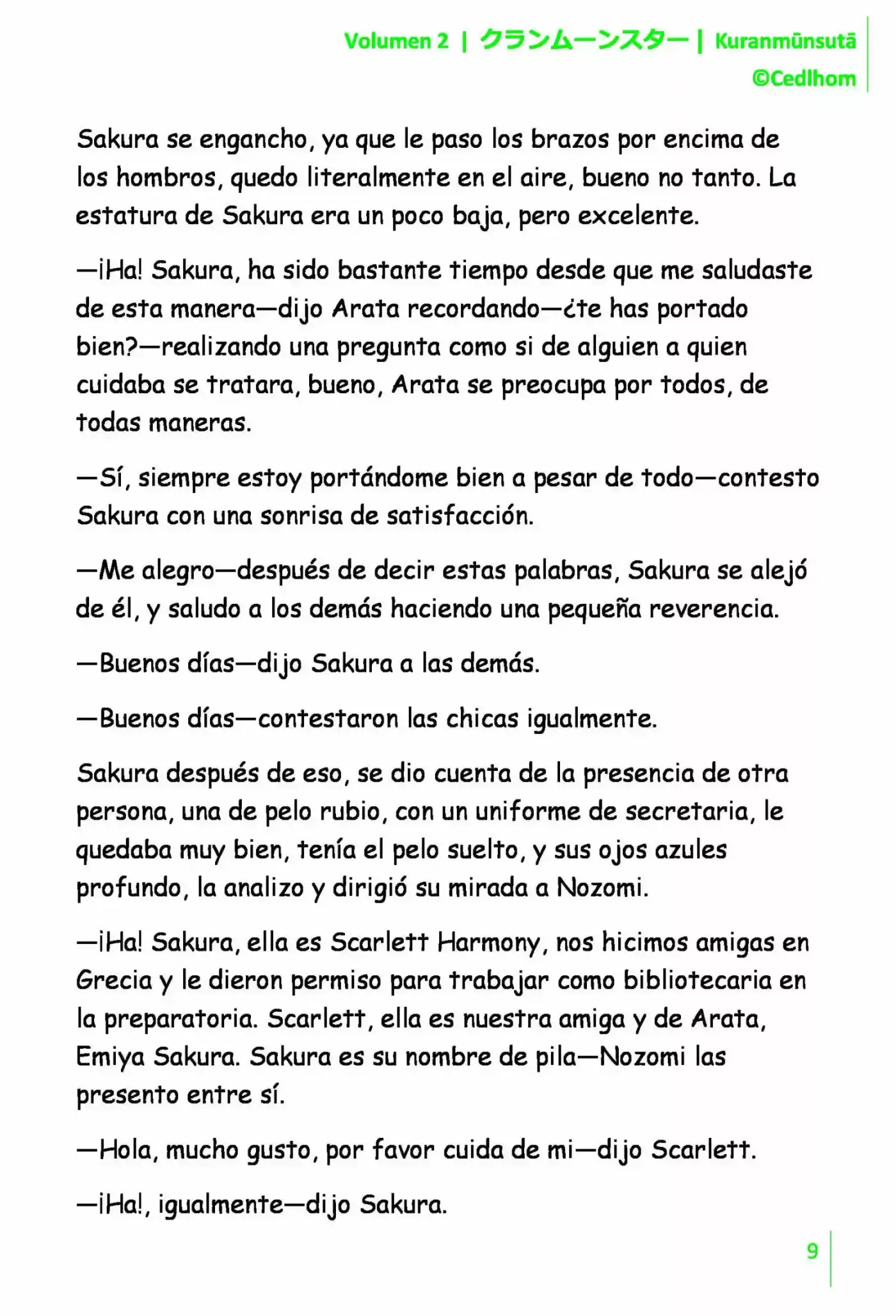 Kuranmūnsutā (Novela) - Capítulo 16 - Página 9 - LectorTMOo