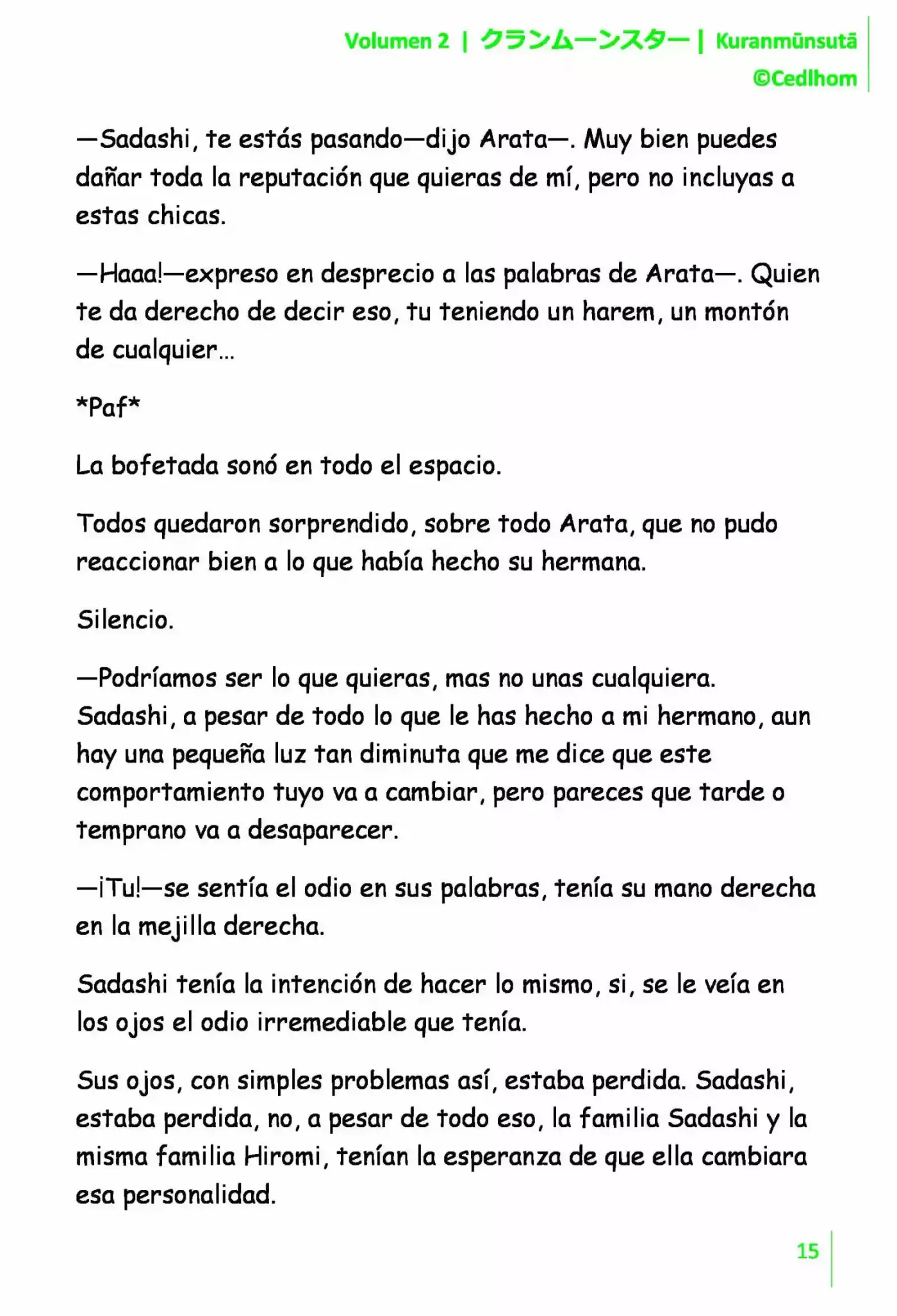 Kuranmūnsutā (Novela) - Capítulo 16 - Página 15 - LectorTMOo