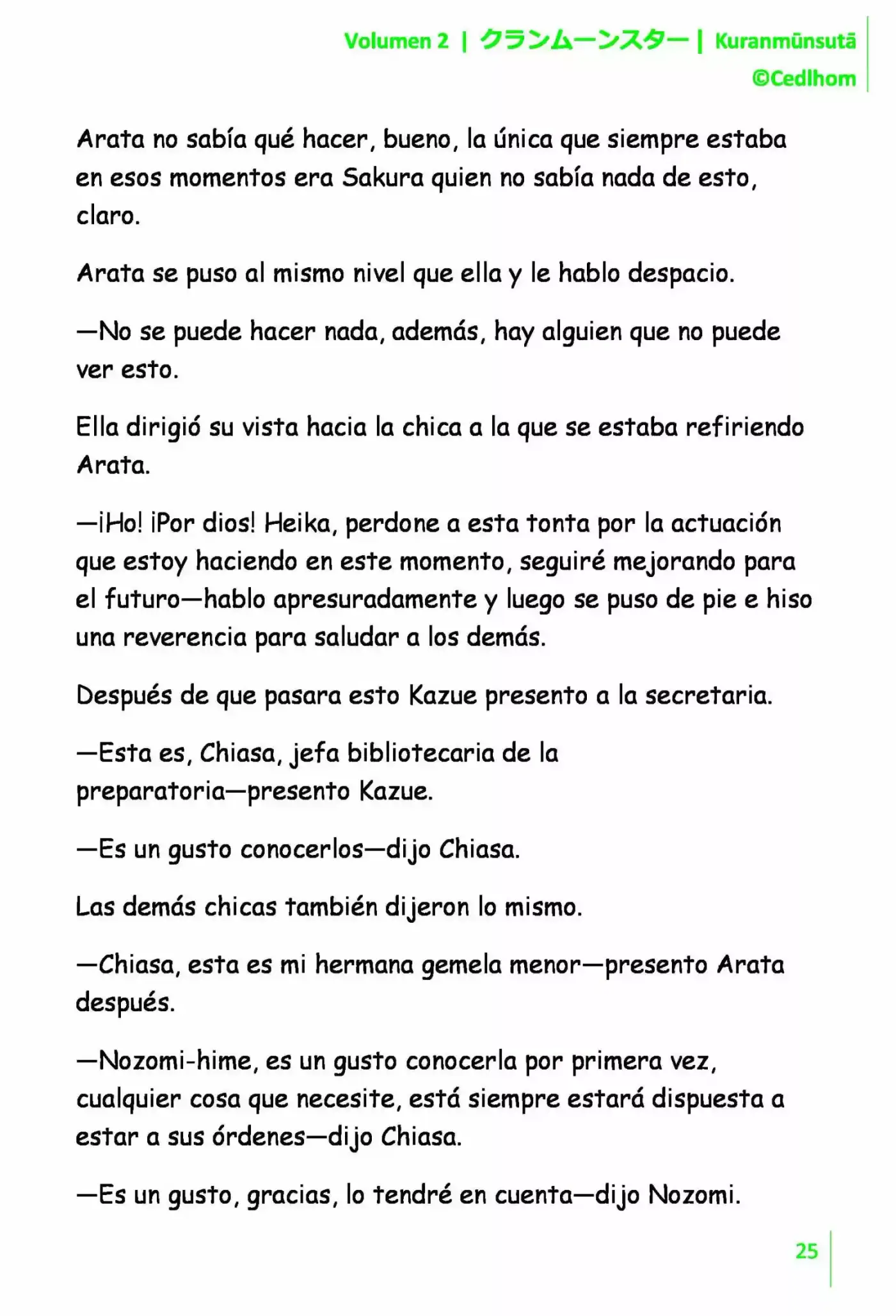 Kuranmūnsutā (Novela) - Capítulo 16 - Página 25 - LectorTMOo