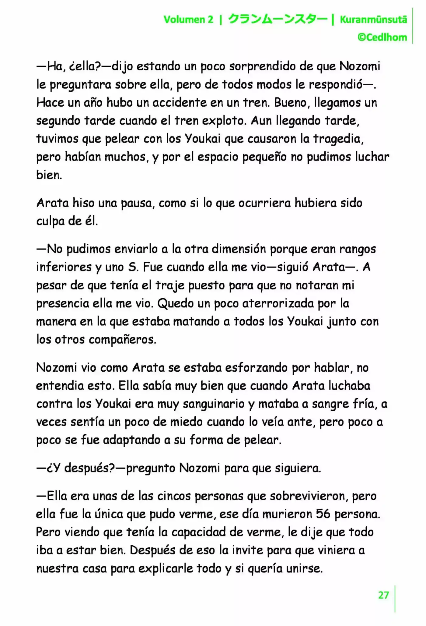 Kuranmūnsutā (Novela) - Capítulo 16 - Página 27 - LectorTMOo
