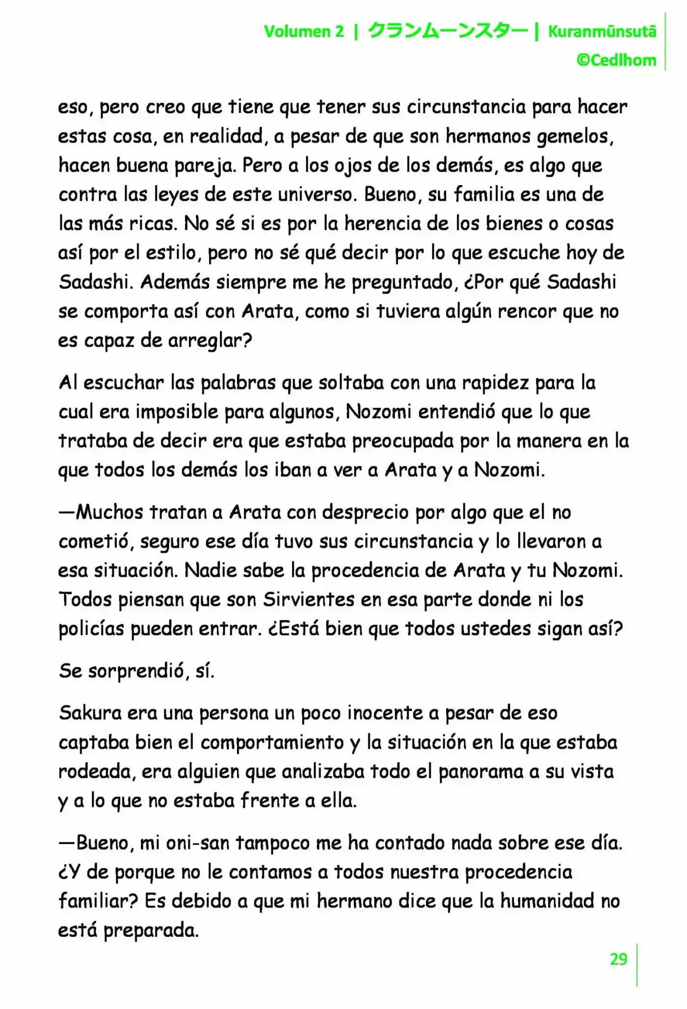 Kuranmūnsutā (Novela) - Capítulo 16 - Página 29 - LectorTMOo