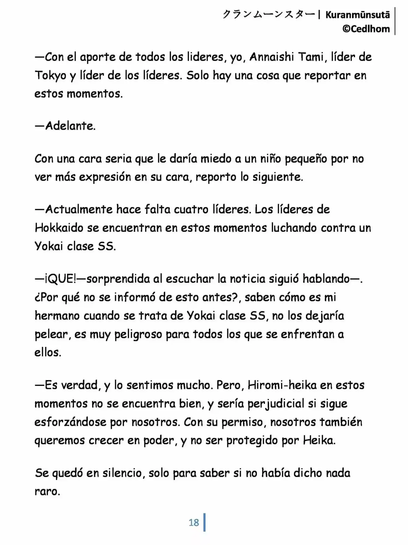 Kuranmūnsutā (Novela) - Capítulo 2 - Página 18 - LectorTMOo