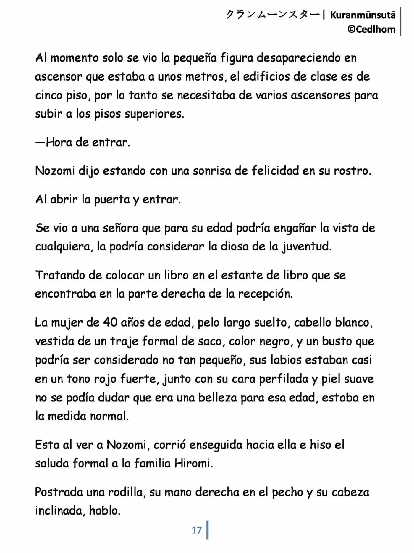 Kuranmūnsutā (Novela) - Capítulo 4 - Página 17 - LectorTMOo