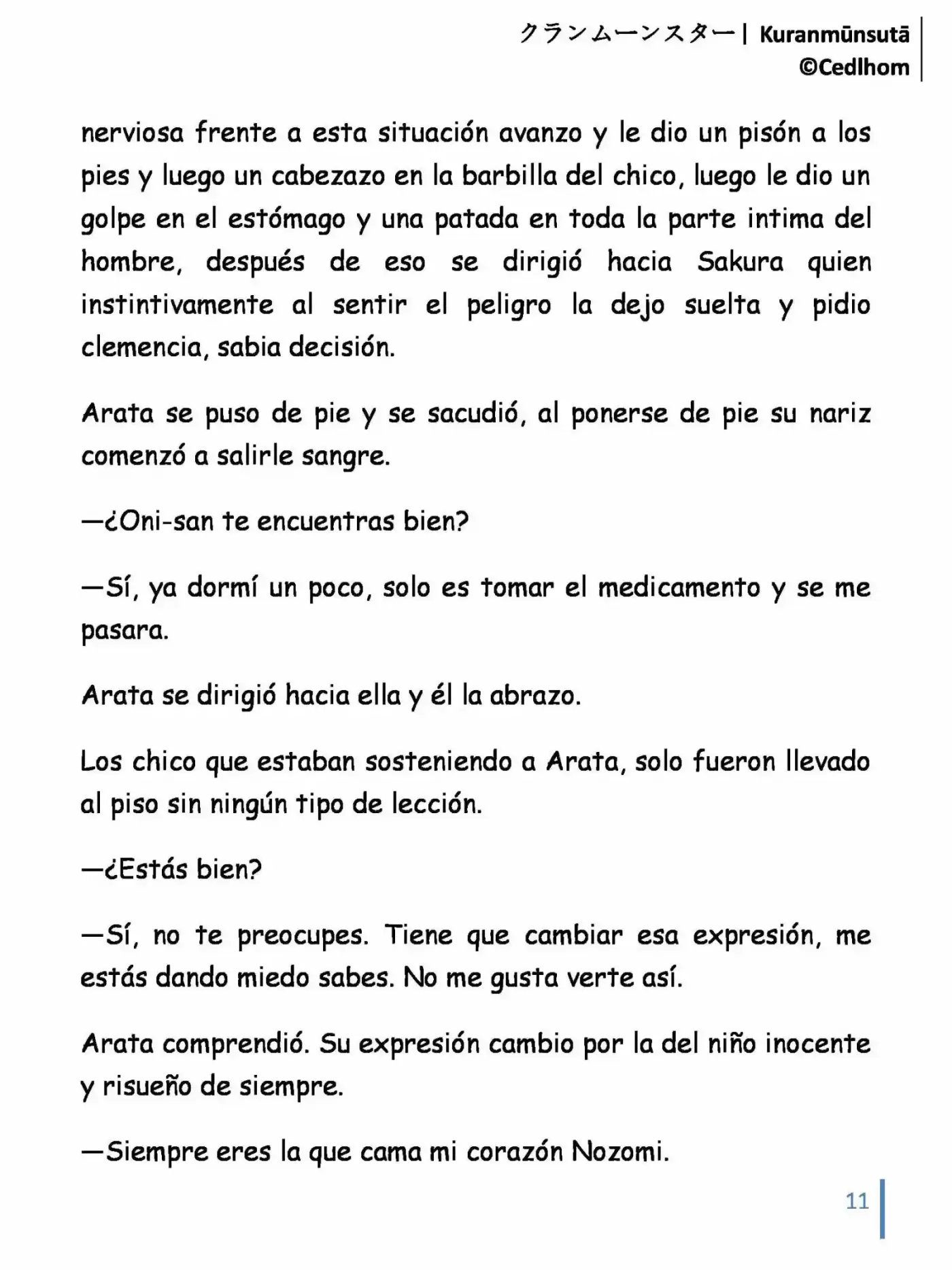 Kuranmūnsutā (Novela) - Capítulo 7 - Página 11 - LectorTMOo