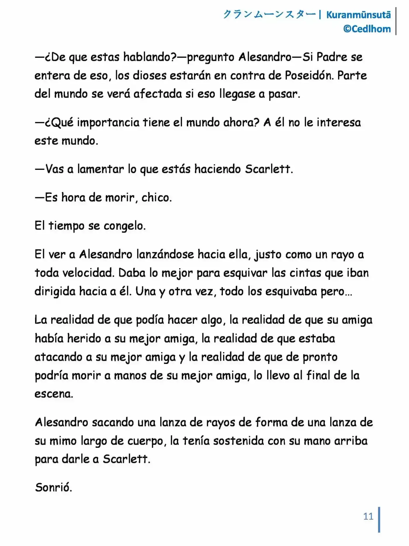 Kuranmūnsutā (Novela) - Capítulo 8 - Página 11 - LectorTMOo